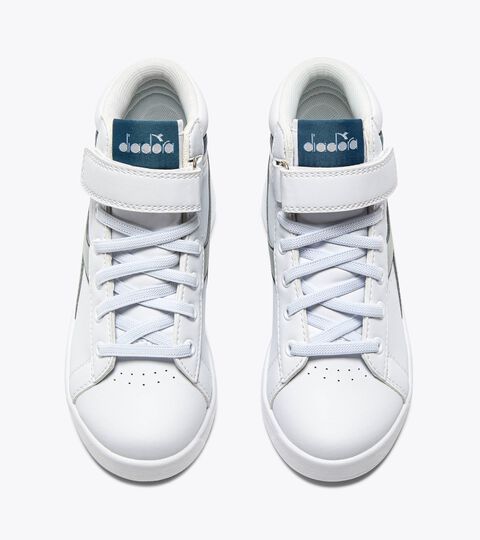 GAME P HIGH PS, WHITE /BELGIAN BLOCK Sports shoes - Kids 4-8 years GAME P HIGH PS WHITE /BELGIAN BLOCK - Diadora