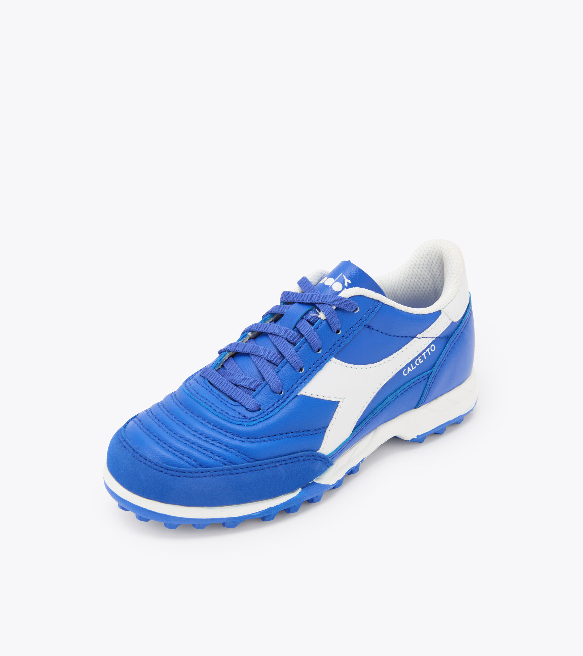 Chaussure de futsal - Semelle extérieure spécifique pour gazon synthétique/terrains durs CALCETTO II LT TF Y BLEU ROYALE/BLANC VIF - Diadora