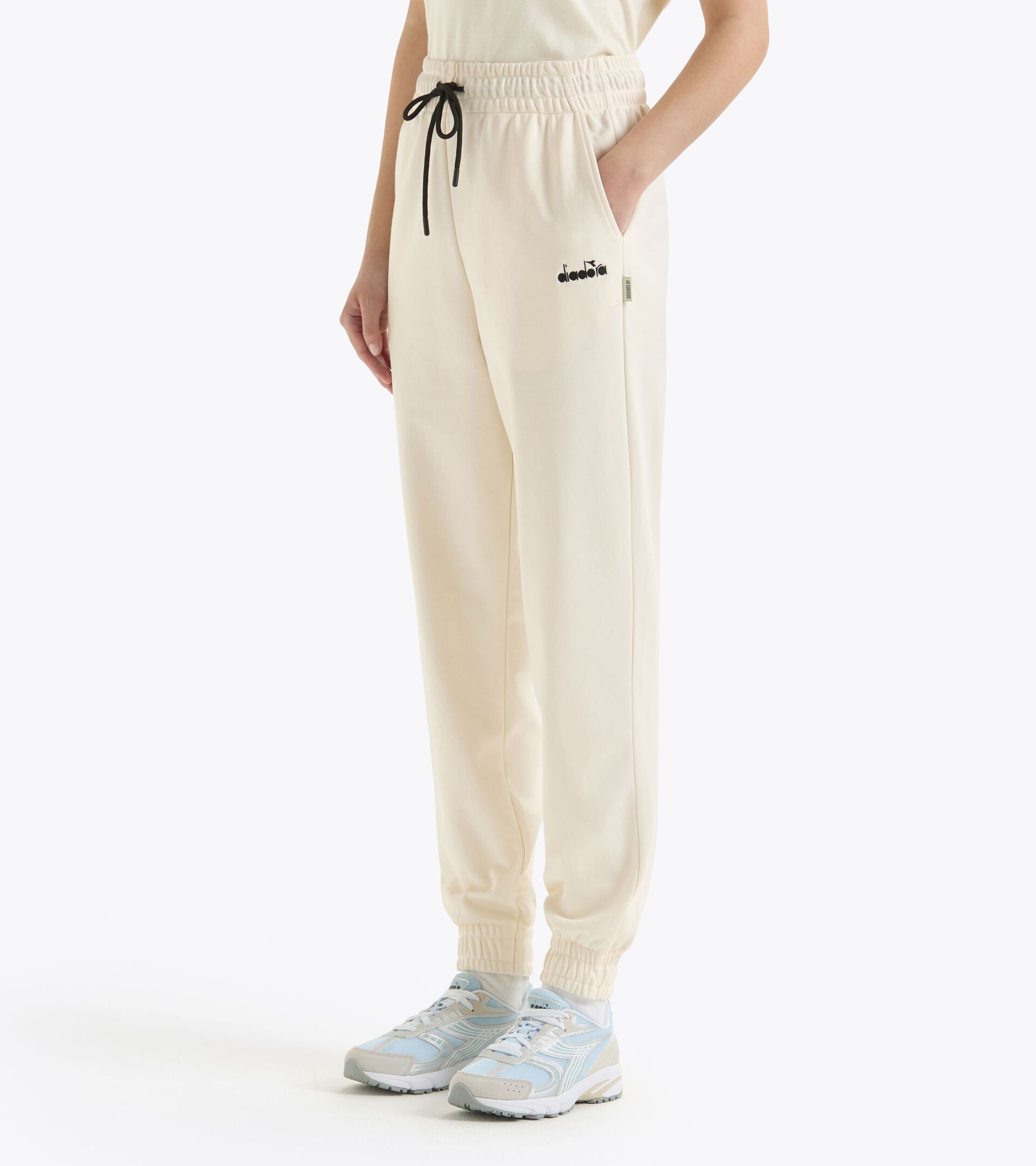 Pantalones deportivos - Gender neutral TRACK PANTS 80S BLANCO MURMURAR - Diadora
