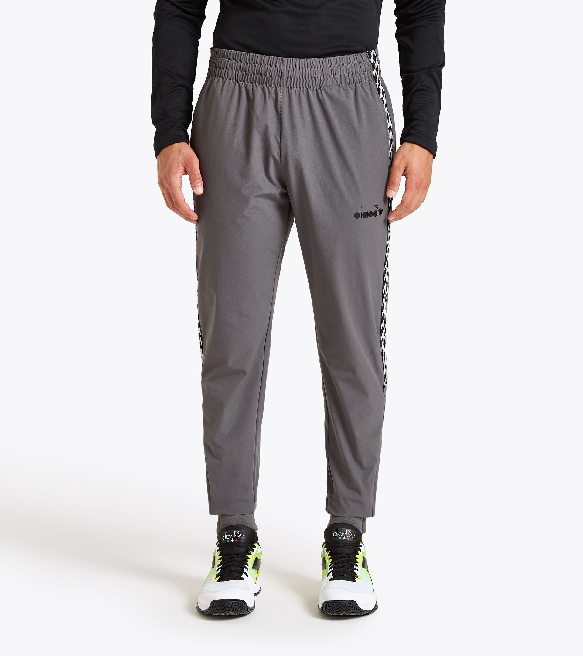Tennishose - Herren PANTS CHALLENGE GRAUER PENOMBRA - Diadora