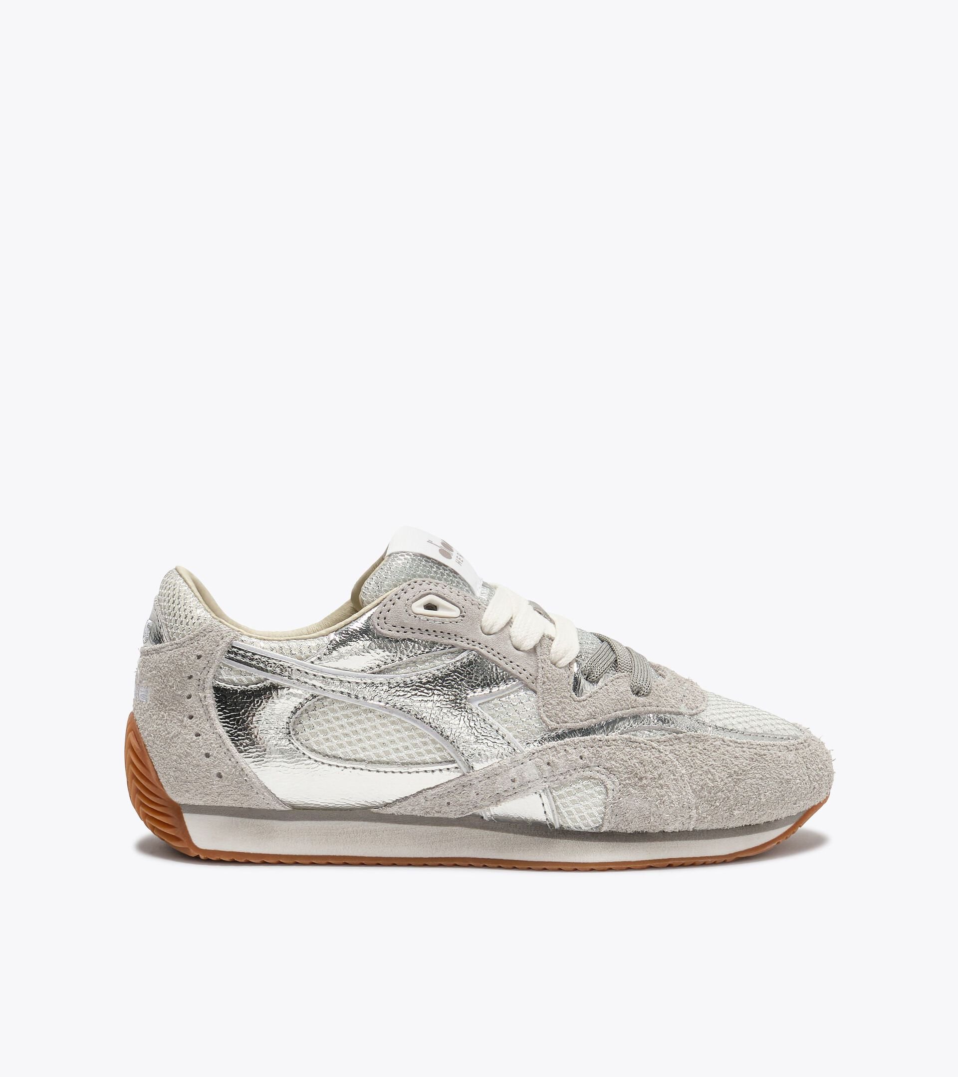 Heritage Leather Sneakers - All-gender EQUIPE REVENGE IRIDE WN SILVER METALIZED - Diadora