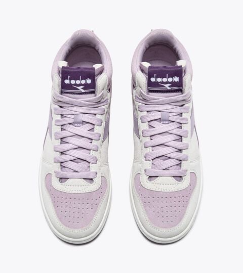 MAGIC BASKET DEMI SUEDE WN, BLANC DE BLANC/ORCHID PETAL Sporty sneakers - Women MAGIC BASKET DEMI SUEDE WN BLANC DE BLANC/ORCHID PETAL - Diadora