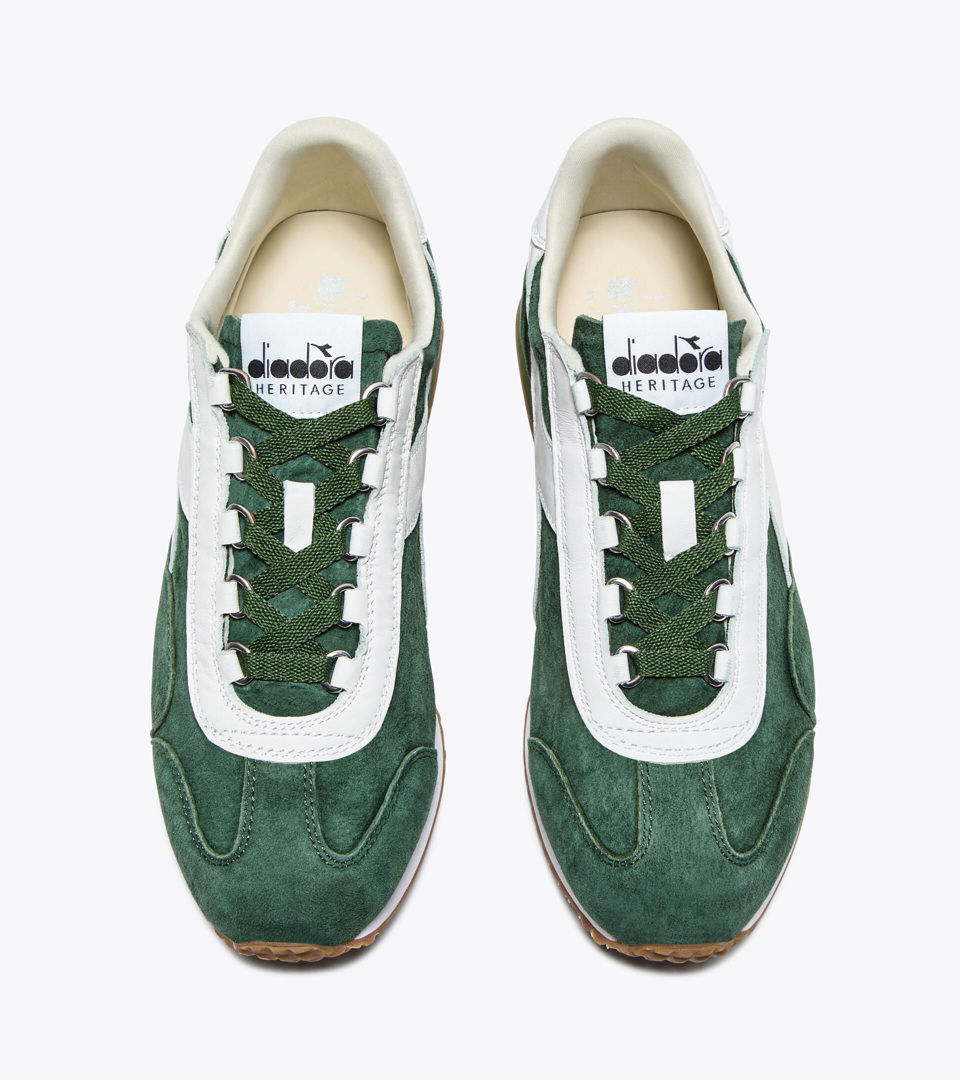 Sneaker Heritage in pelle profilo basso - Per ogni genere EQUIPE '75 SW VERDE BOTANICO - Diadora