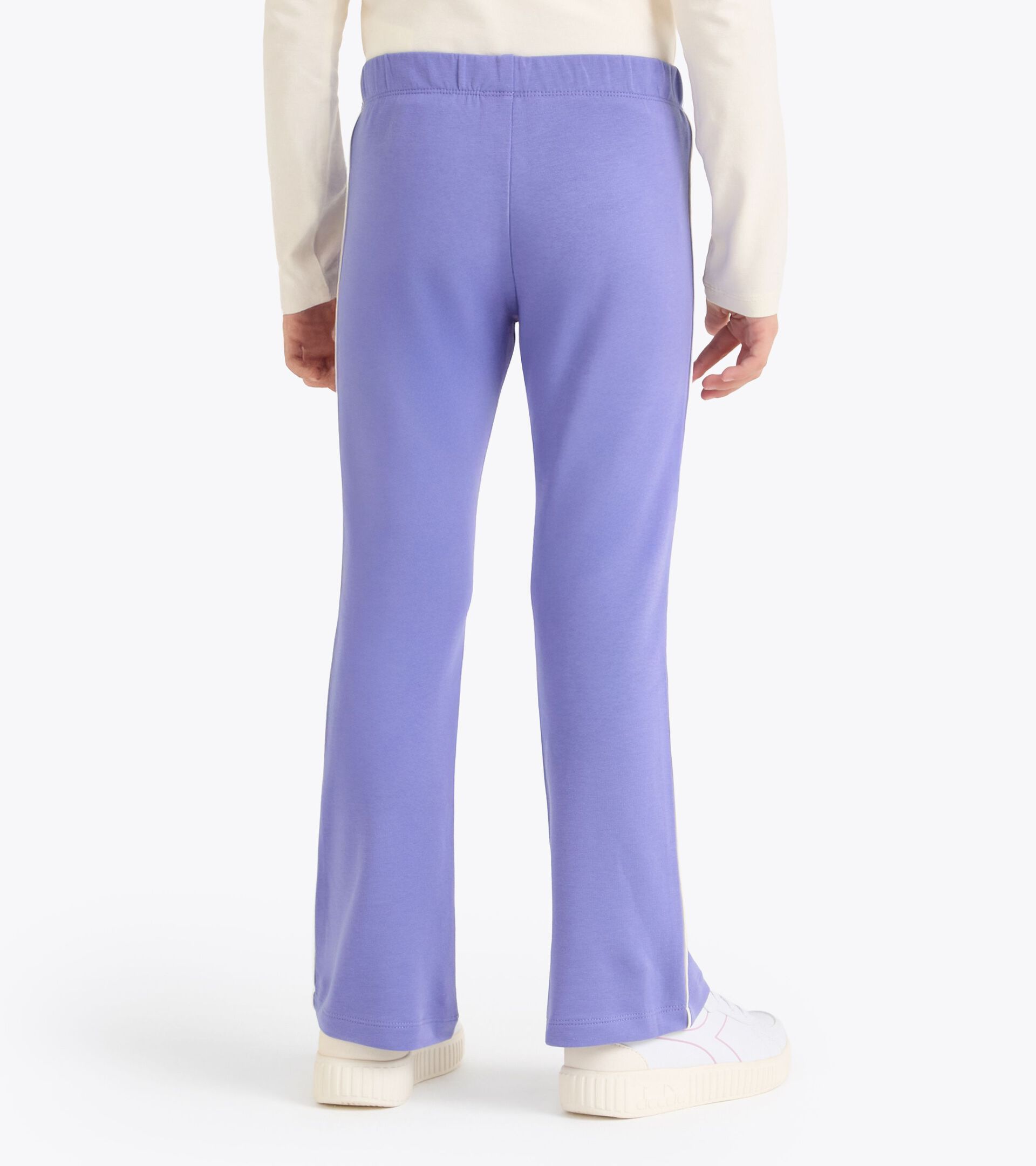 Stretchy leggings - Girls JG. LEGGINGS LOGO IRIS BLOOM - Diadora