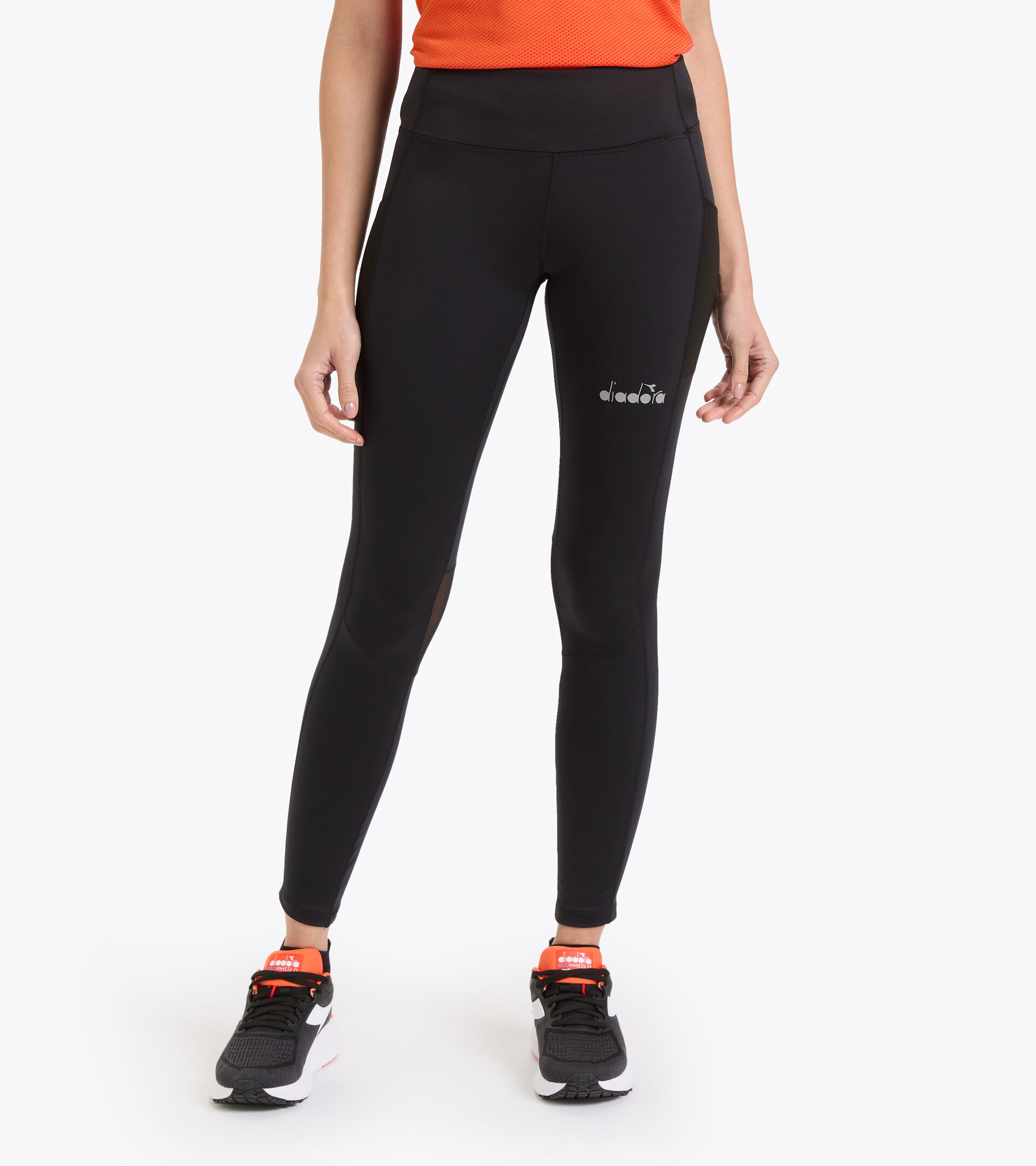 Sports leggings - Women L. HW RUNNING TIGHTS BLACK - Diadora