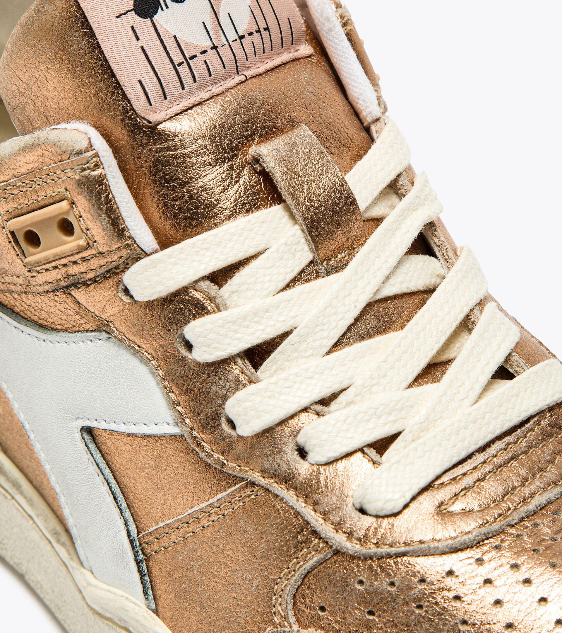 Heritage leather sneaker - Women’s B.560 METALLIC WN ROSA - Diadora