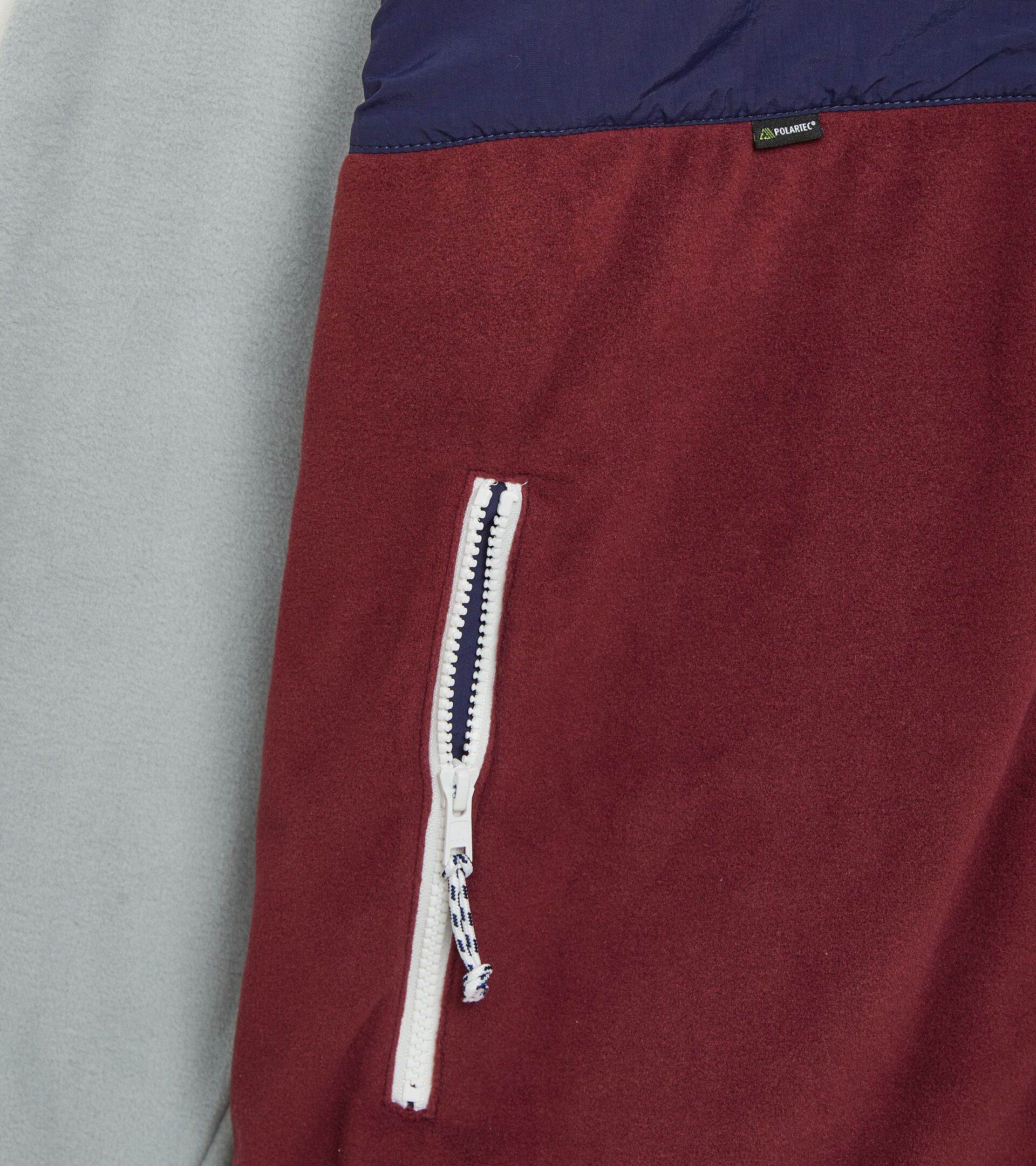 Sweat-shirt zippé - Made in Italy - Gender Neutral POLAR FLEECE LEGACY VIN WINDSOR/OCEANA/GRATTE CIEL - Diadora