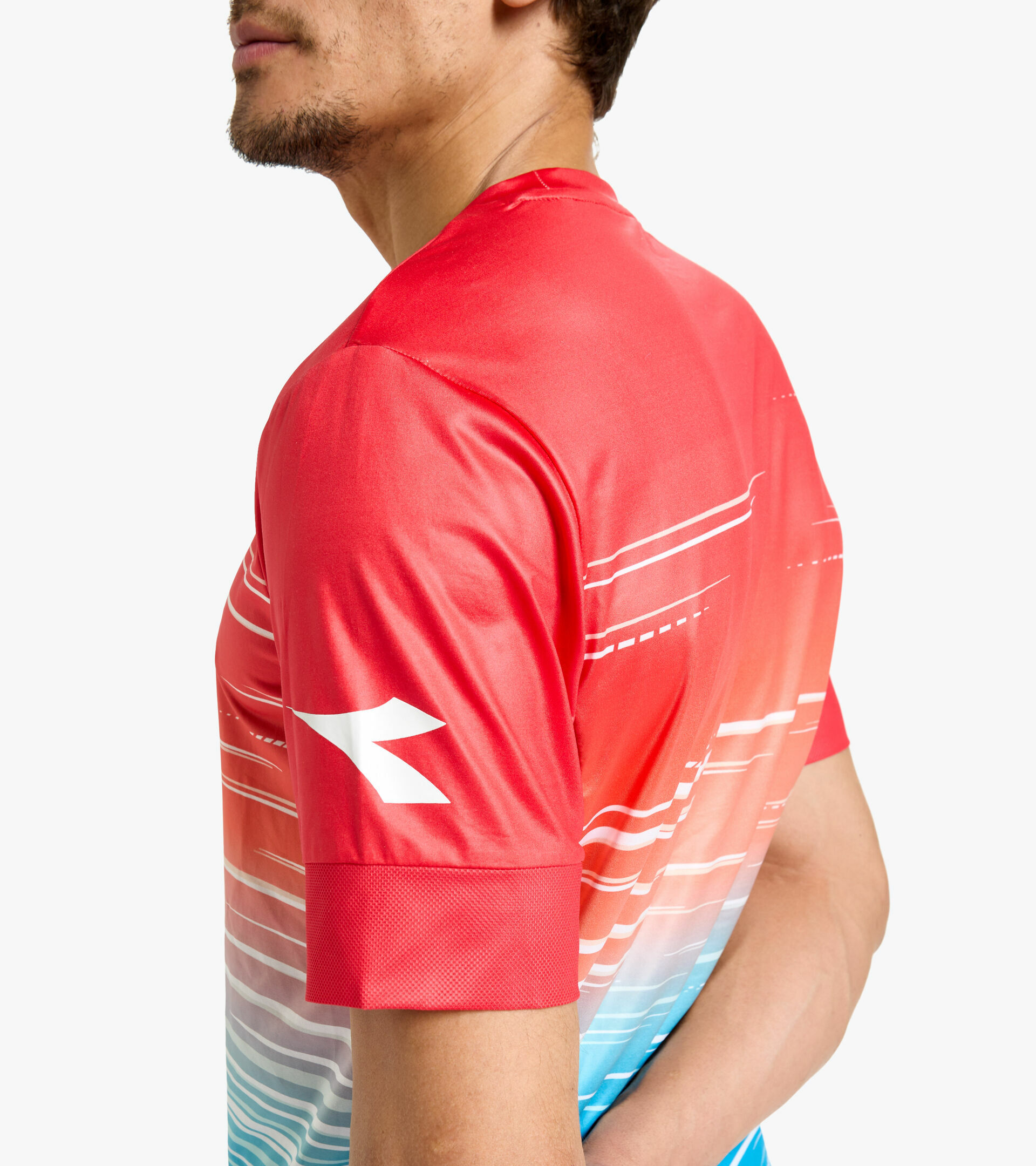 Tennis T-shirt - Men SS T-SHIRT ICON LAGUNA SUNRISE - Diadora
