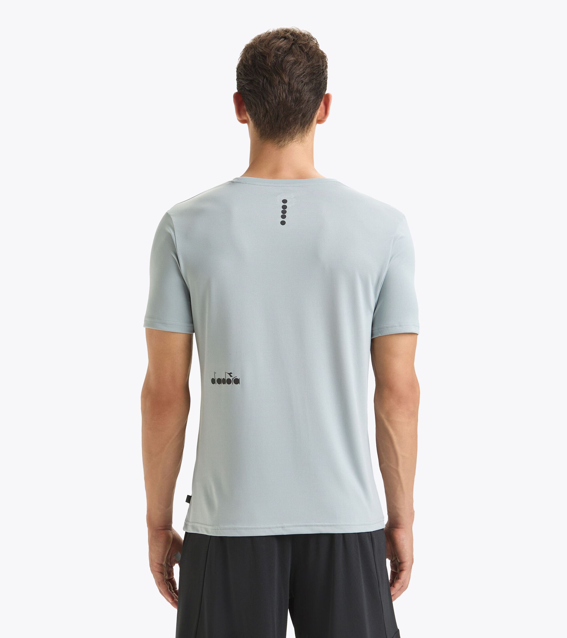 Camiseta deportiva - Hombre SS T-SHIRT RUN GRIS MEJOR - Diadora