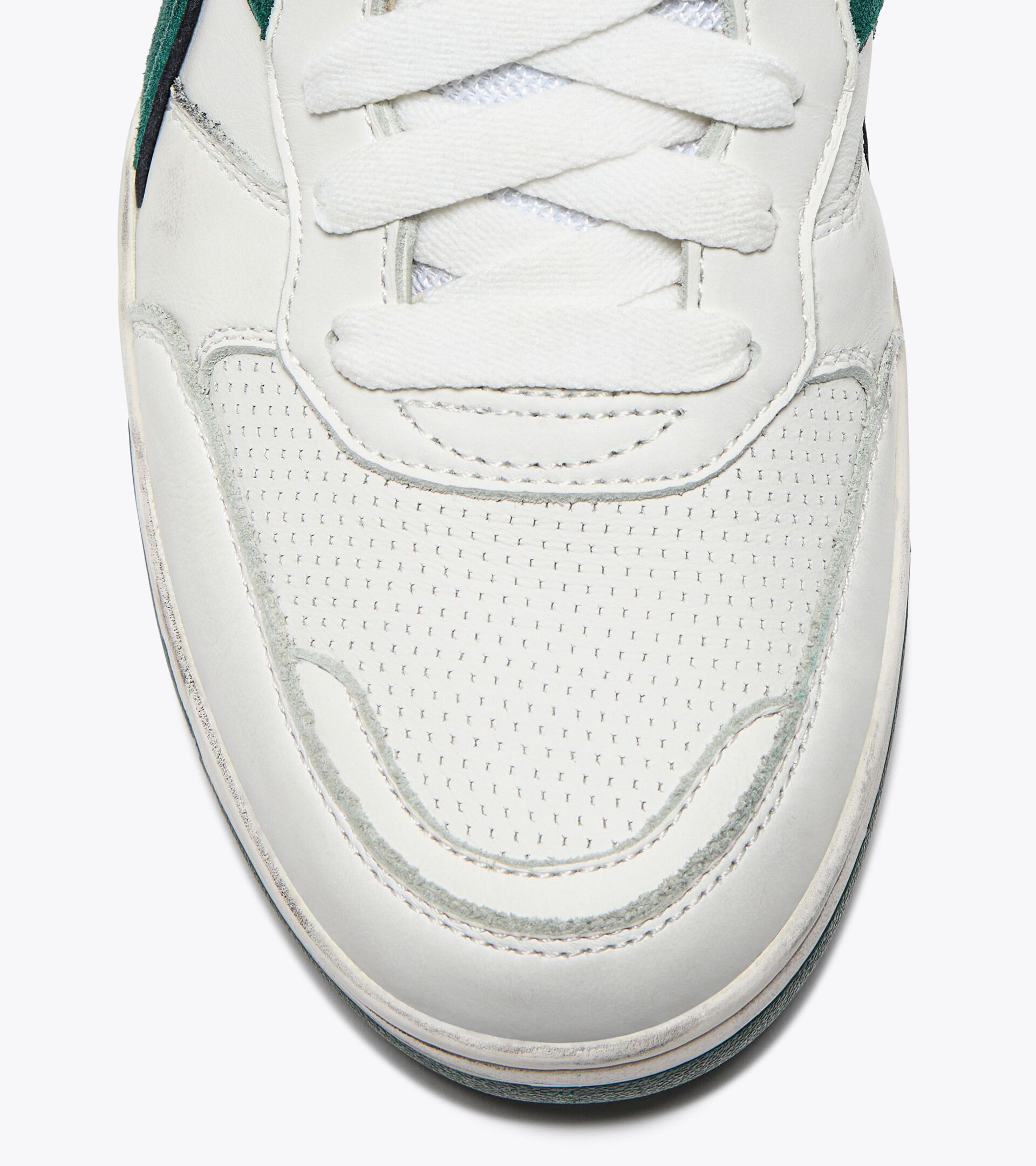 Heritage leather sneaker - All-Gender B.560 USED WHTIE/BISTRO GREEN - Diadora