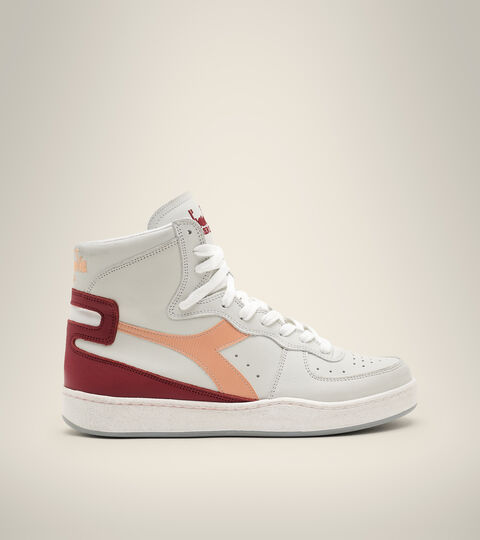 Heritage shoe - Unisex MI BASKET USED WHITE/PEACH NOUGAT - Diadora