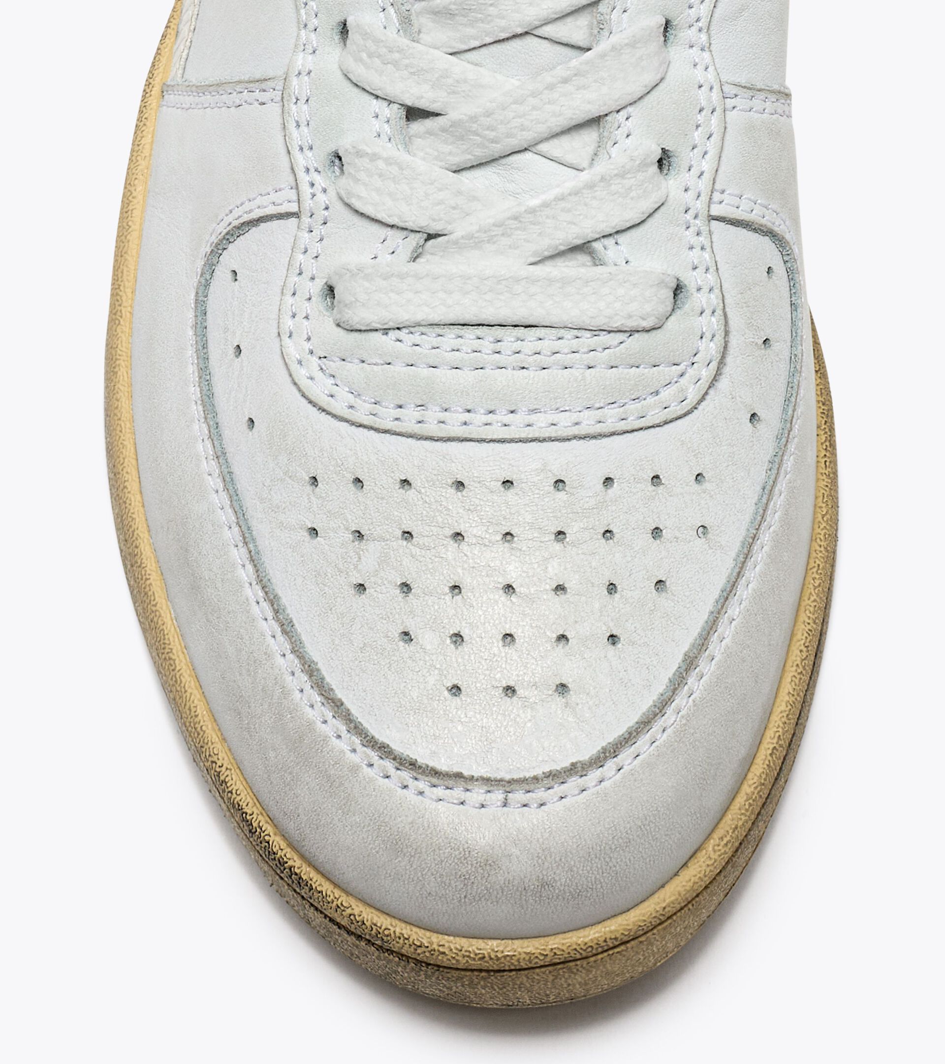Heritage shoes - Unisex MI BASKET LOW USED WHITE /WHITE - Diadora