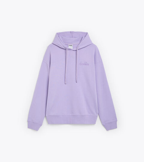HOODIE SPW LOGO, ROSE POURPRE Sweat-shirt à capuche en coton - Unisexe HOODIE SPW LOGO ROSE POURPRE - Diadora