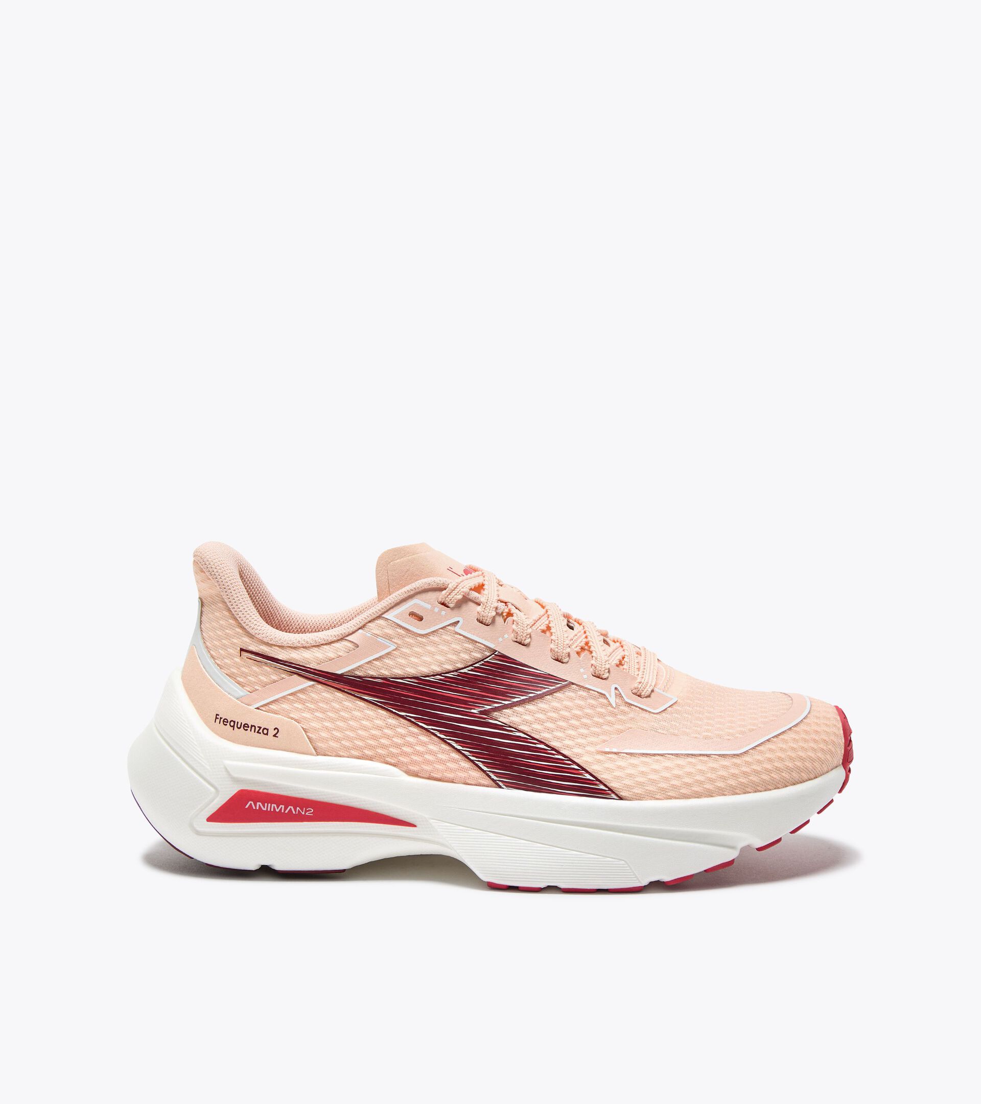 Chaussures de running - Légèreté et réactivité - Femme FREQUENZA 2 W SCALLOP SHELL/WINERY - Diadora