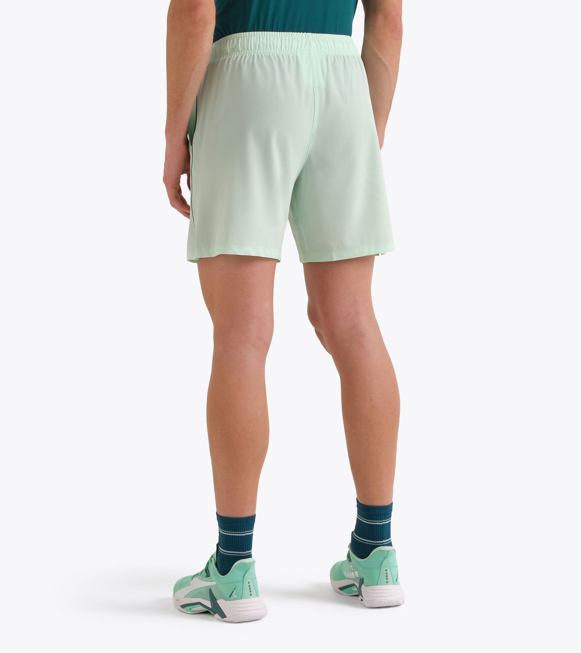 "7&rsquo;&rsquo; Tennis Shorts - Men&rsquo;s
" SHORTS COURT BAY GREEN - Diadora