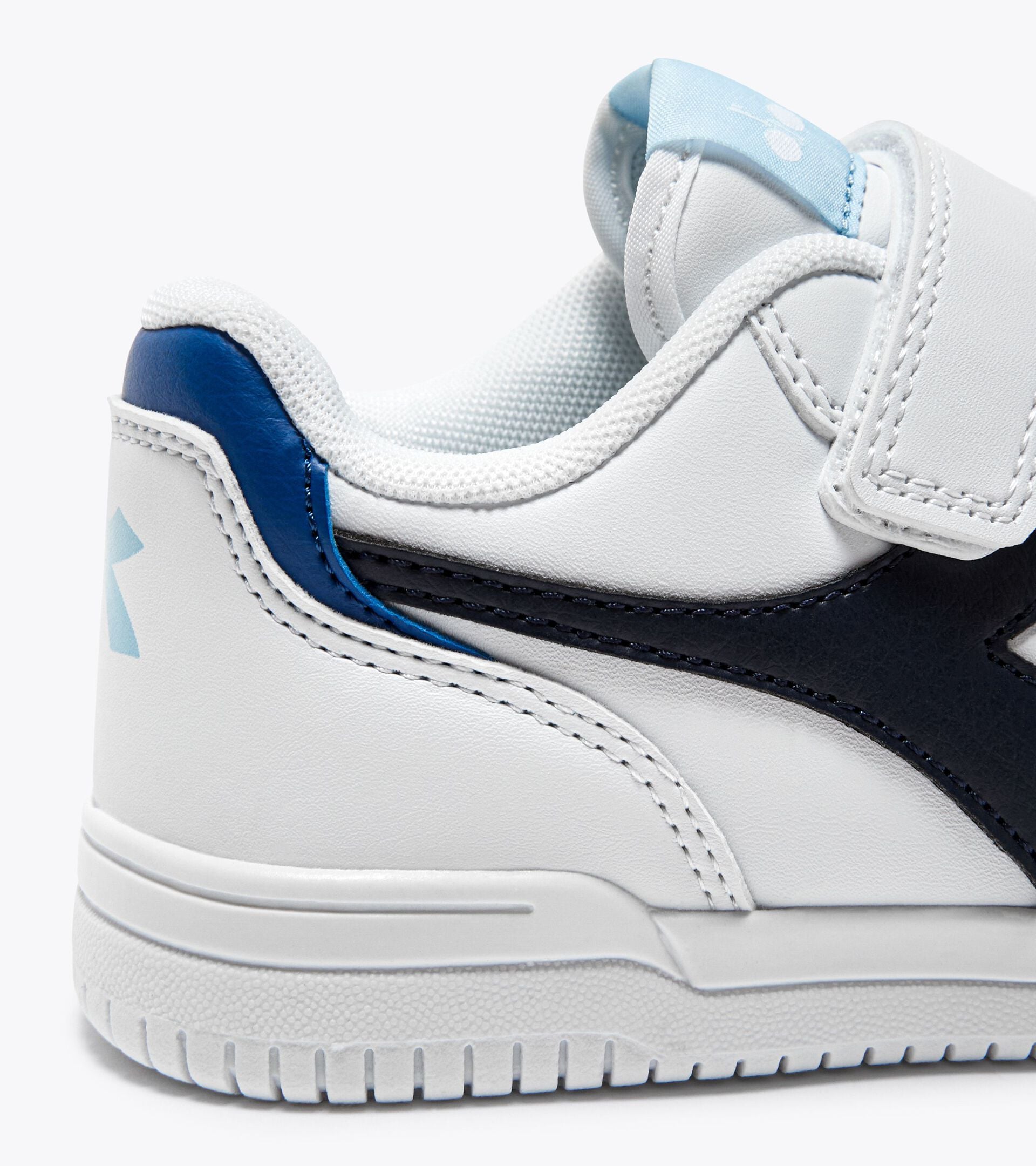 Zapatilla deportiva - Ni&ntilde;os 4-8 a&ntilde;os RAPTOR LOW PS BLANCO/AZUL ACADEMIA NAVAL - Diadora