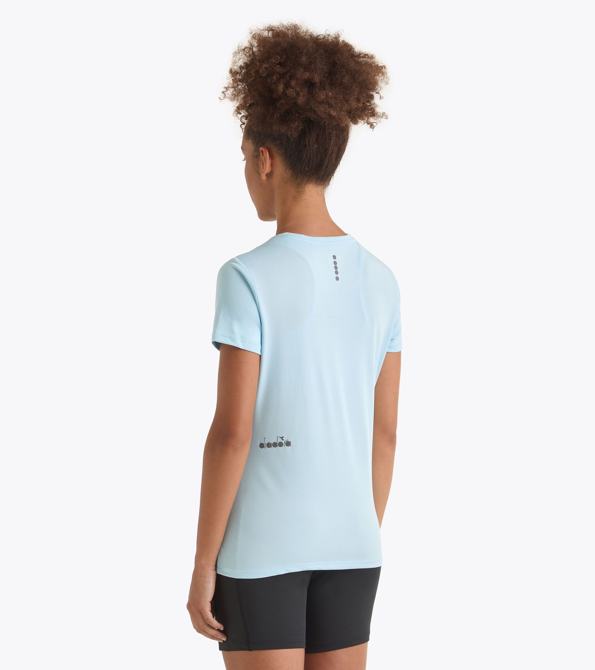Sports t-shirt - Women L. SS T-SHIRT RUN CORYDALIS BLUE - Diadora