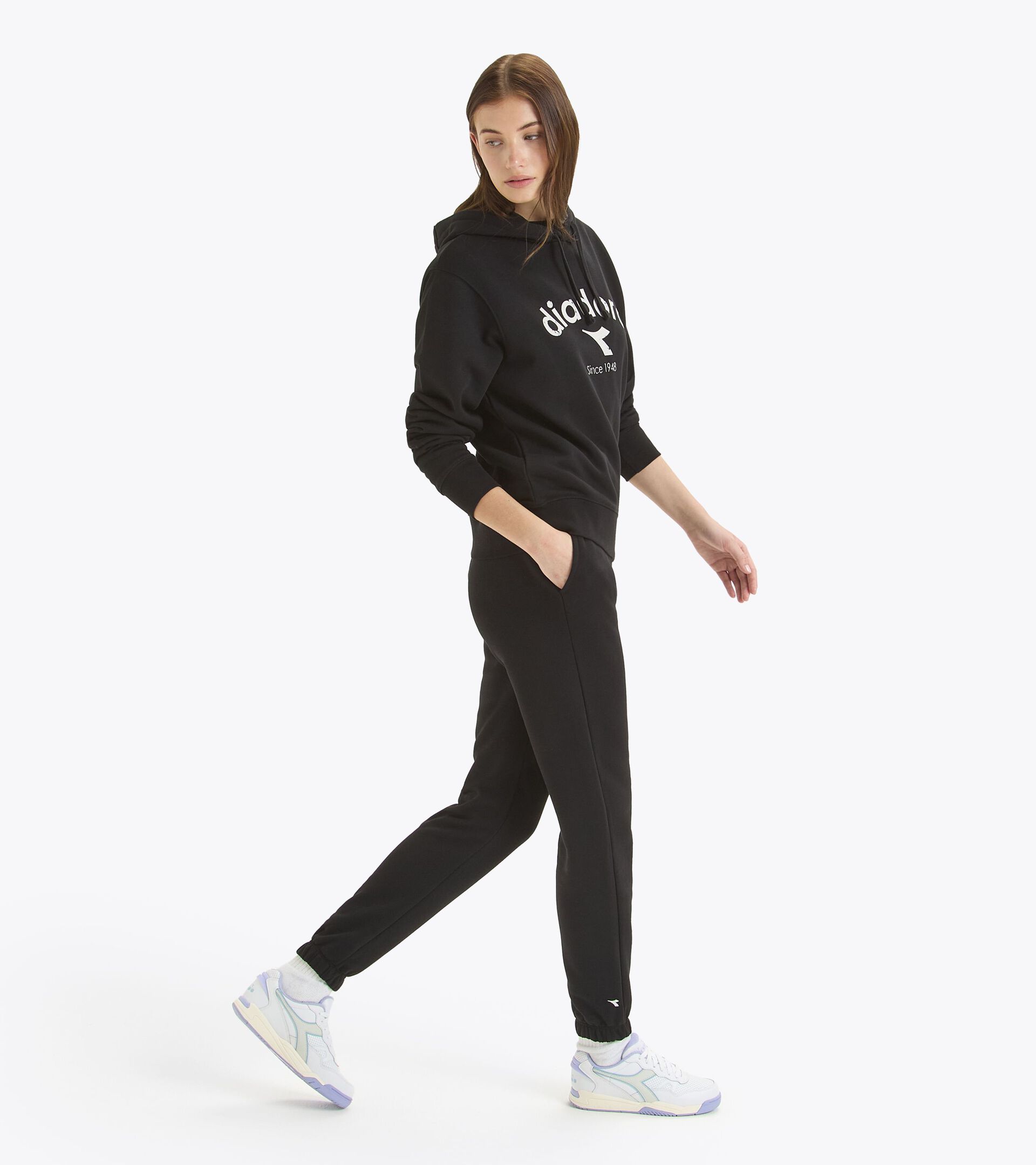 Sudadera con capucha - Gender neutral
 HOODIE ATHL. LOGO NEGRO - Diadora