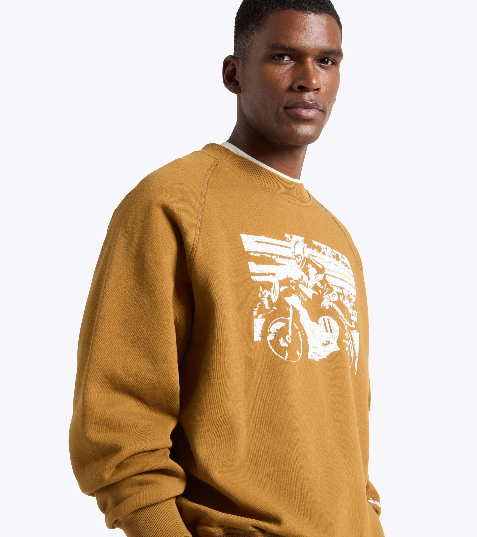 Legacy Crewneck Sweatshirt - Made In Italy - All-gender SWEATSHIRT CREW LEGACY BROWN BRONZE - Diadora