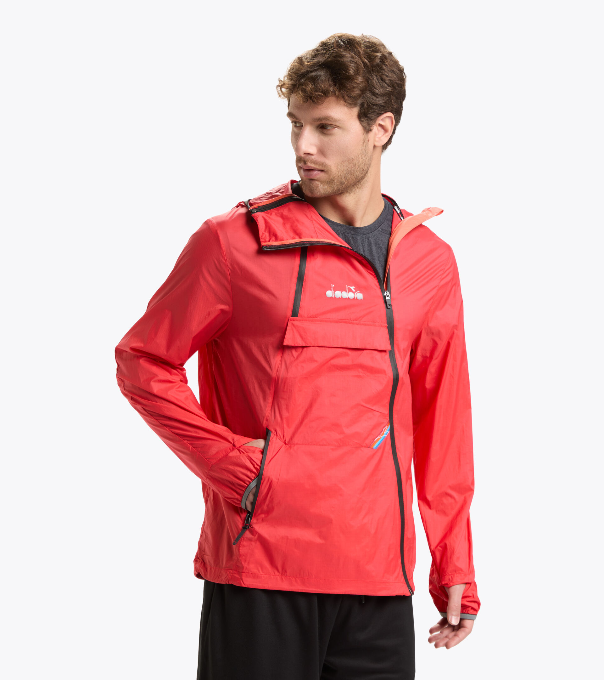 Windbreaker - Men JACKET BE ONE FER.RED ITALY - Diadora