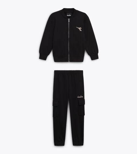 Tracksuit - Kids JB. TRACKSUIT FZ FRIENDLY TEAM TD BLACK - Diadora