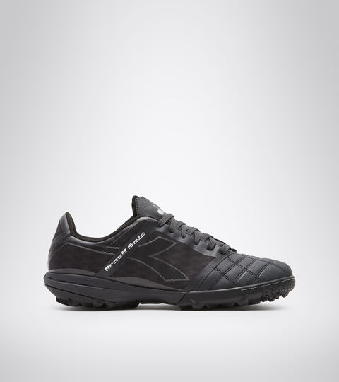 Futsal boot - Specific outsole for synthetic/hard grounds BRASIL SALA TF ANTHRACITE/BLACK/SILVER DD - Diadora