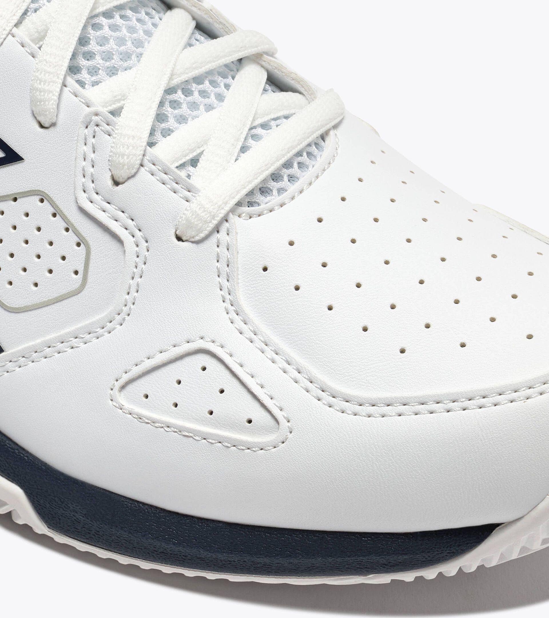 Chaussures de tennis pour terrains en terre battue - Joueurs rapides - Homme S.CHALLENGE 7 SL CLAY BLANC/NOIR IRIS - Diadora