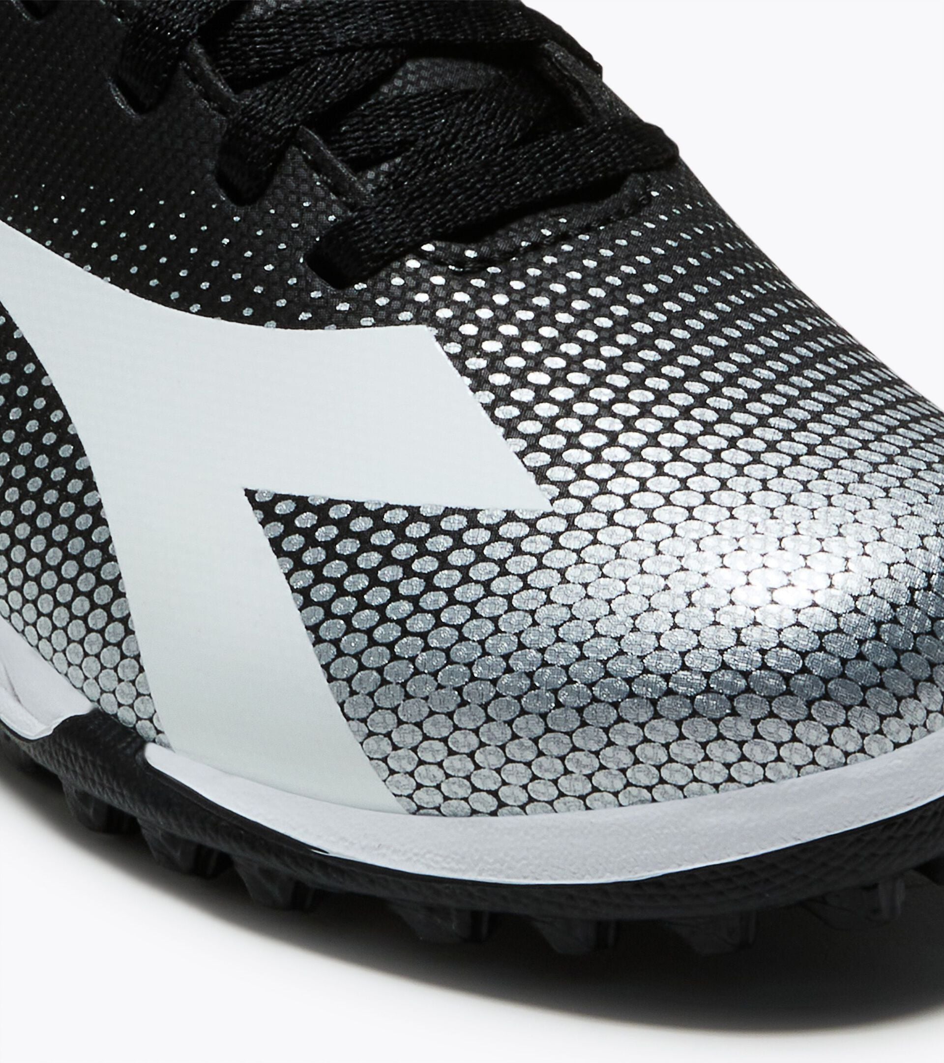 Futsal-Schuh f&uuml;r synthetische B&ouml;den - Jungen und M&auml;dchen PICHICHI 9 JR TF NERO/BIANCO/ARGENTO DD - Diadora