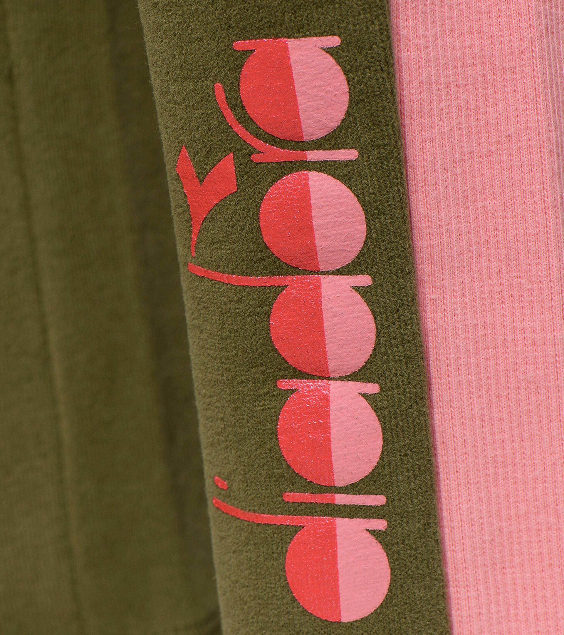 Leggings - Girls JG.LEGGINGS 5PALLE WINTER MOSS - Diadora
