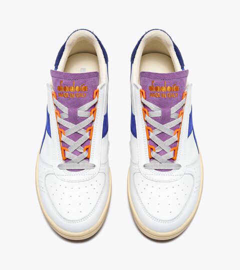 B.ELITE TOURNEY ITALIA, WHITE Heritage leather sneaker - Made In Italy - All-Gender B.ELITE TOURNEY ITALIA WHITE - Diadora