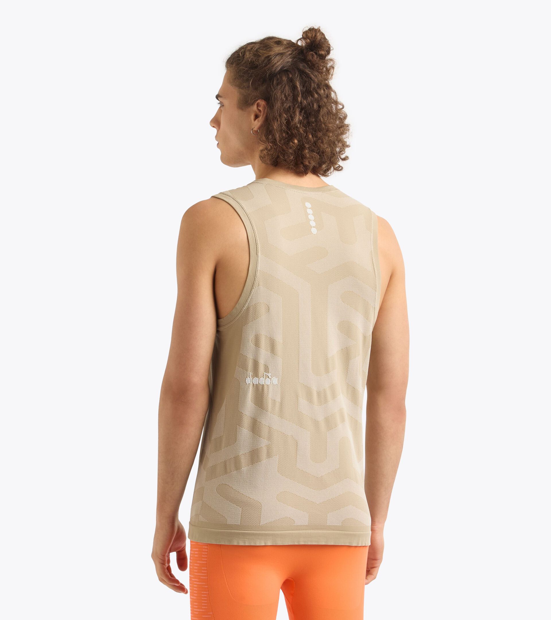 Technical tank for temperature control -  Running - Men’s TANK STRATOUNO HUMUS - Diadora