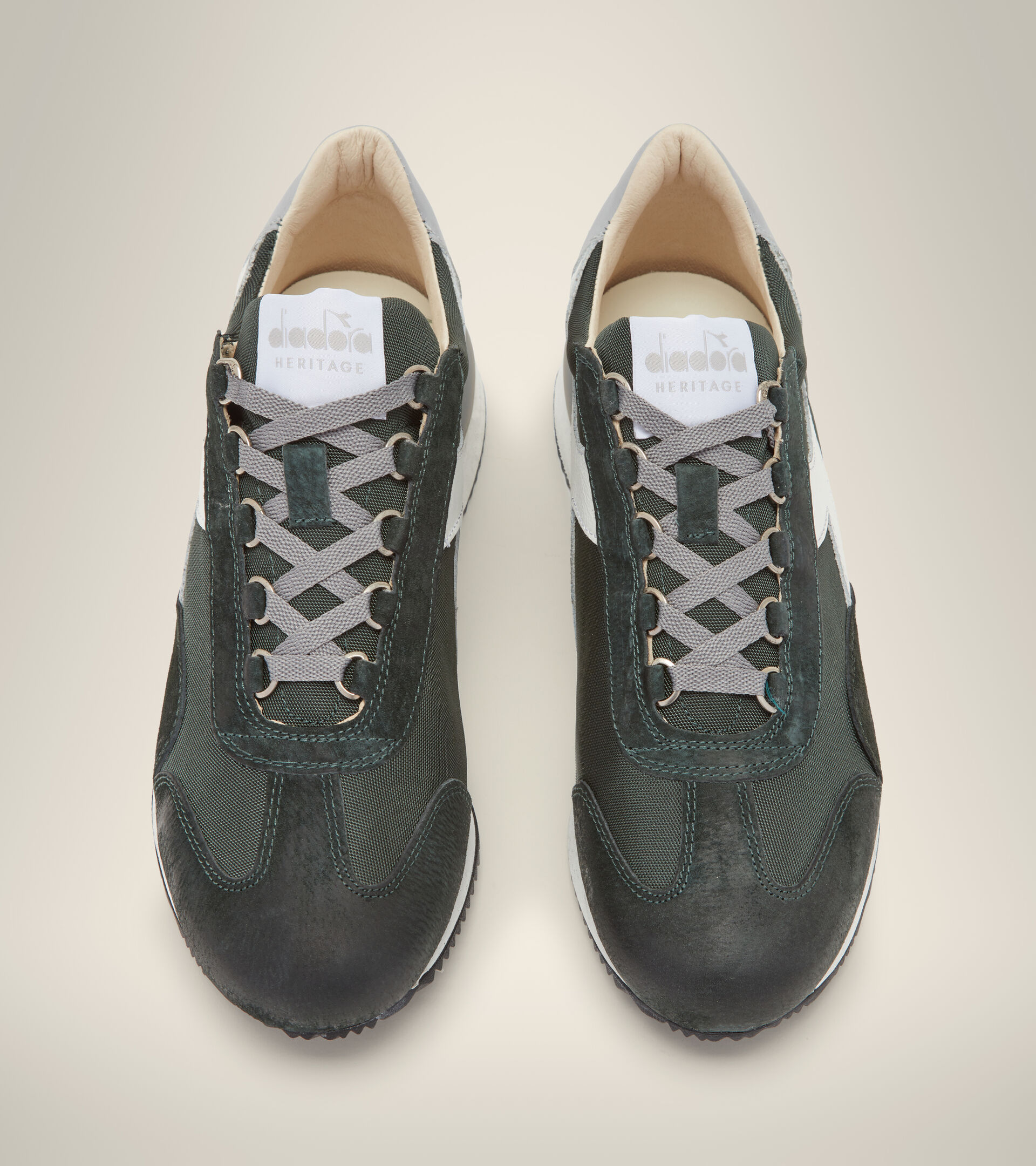 Heritage shoes - Unisex EQUIPE MAD NUBUCK SW GREEN RIFLE - Diadora