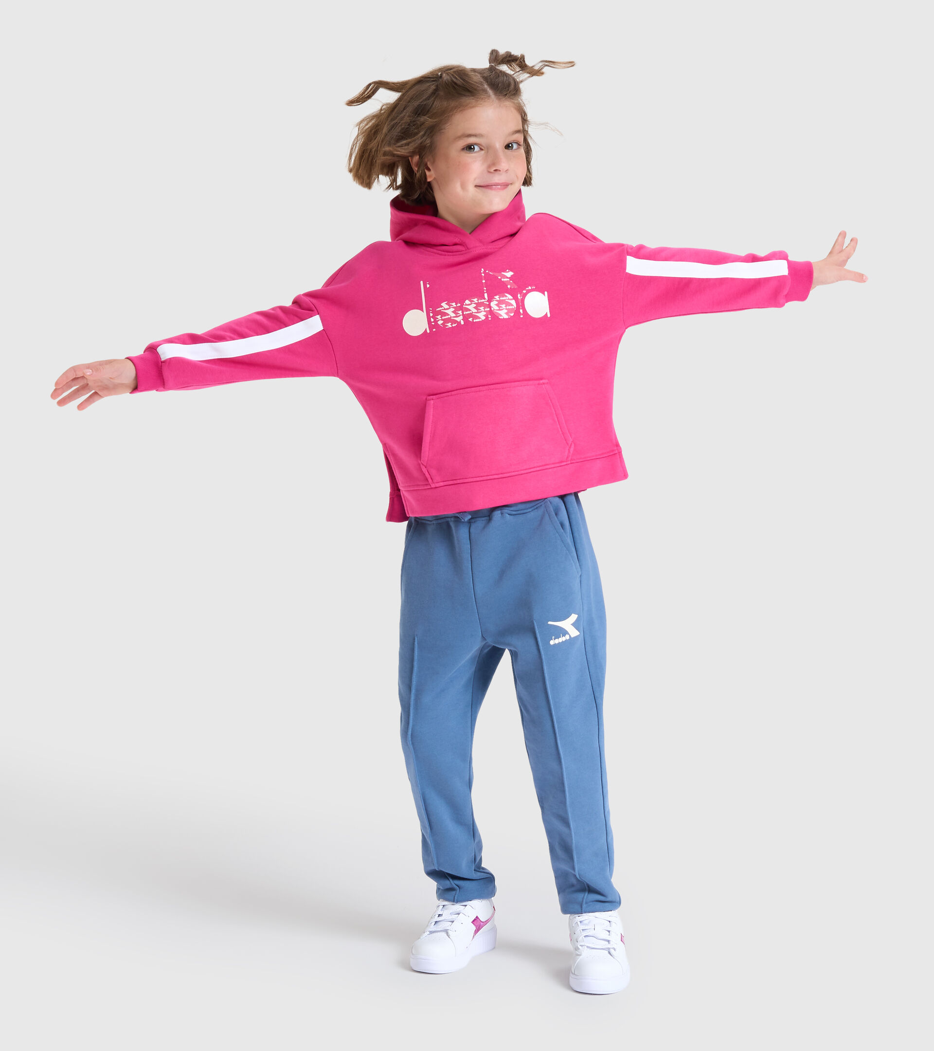 Tracksuit - Kids JG.HD TRACKSUIT TWINKLE MAGENTA - Diadora
