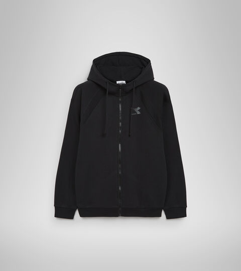 L.HOODIE FZ CHROMIA, NERO Felpa con cappuccio - Donna L.HOODIE FZ CHROMIA NERO - Diadora