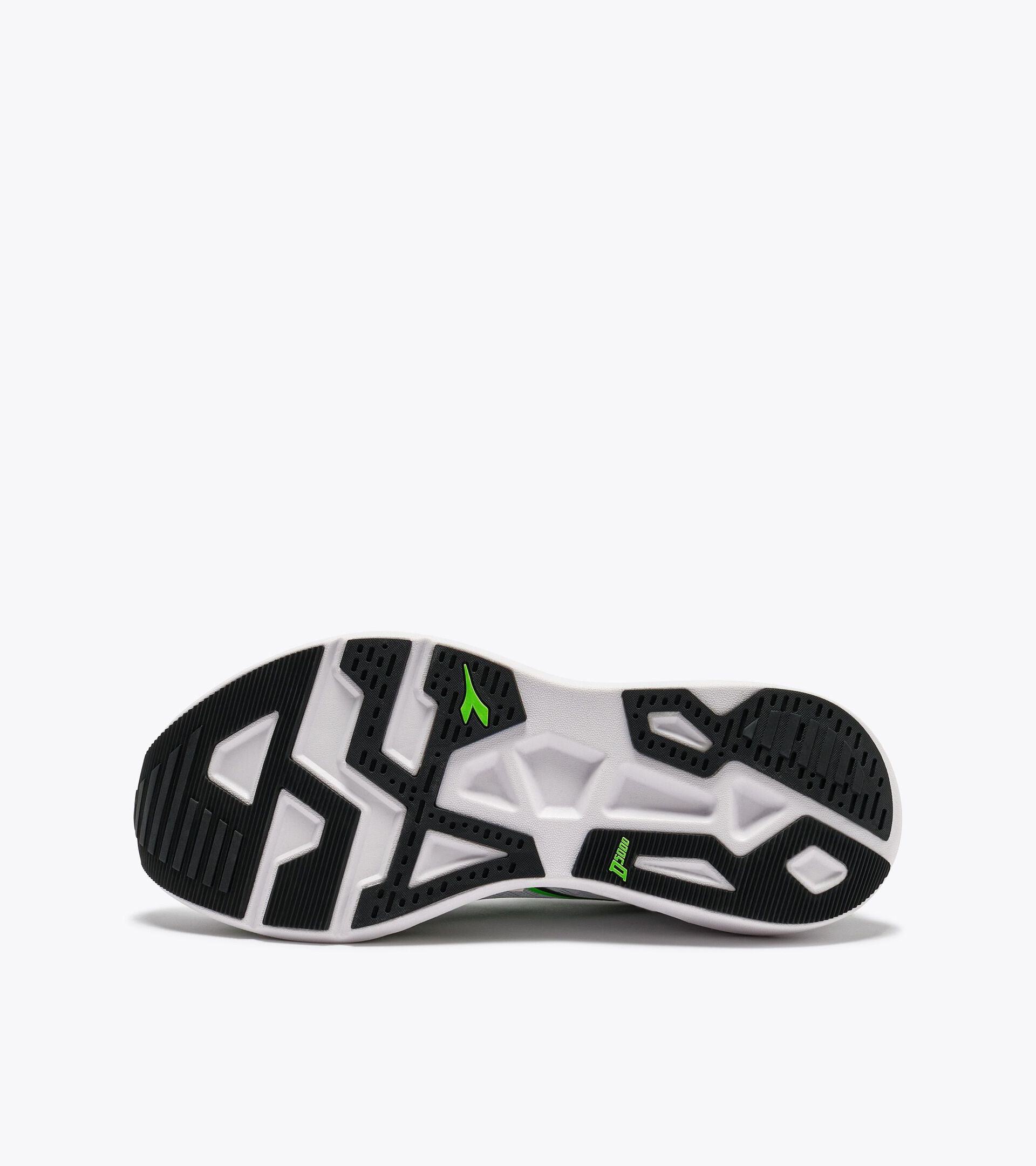 Neutral running shoe - Comfort and stability - Men&rsquo;s CELLULA 2 WHITE/BLACK/GREEN FL - Diadora