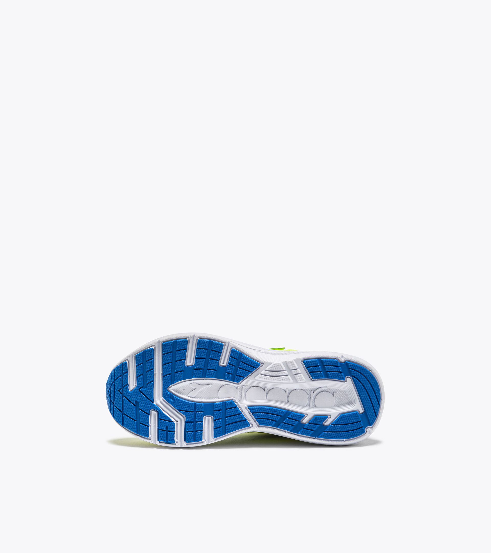 Zapatillas de running - Doble cierre - Niños/niñas y adolescentes SNIPE 2 JR AMARILLO FLUO DD/AZUL PALACIO - Diadora