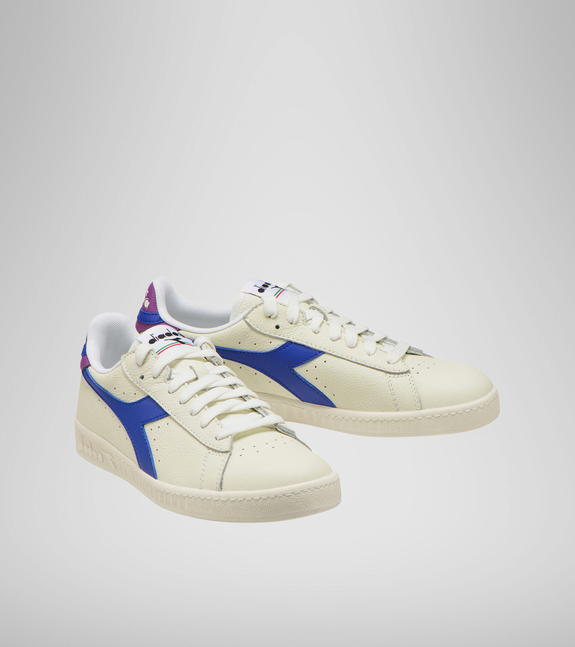 Trainer - Unisex GAME L LOW WHT/SURF THE WEB/BRIGHT VIOLET - Diadora