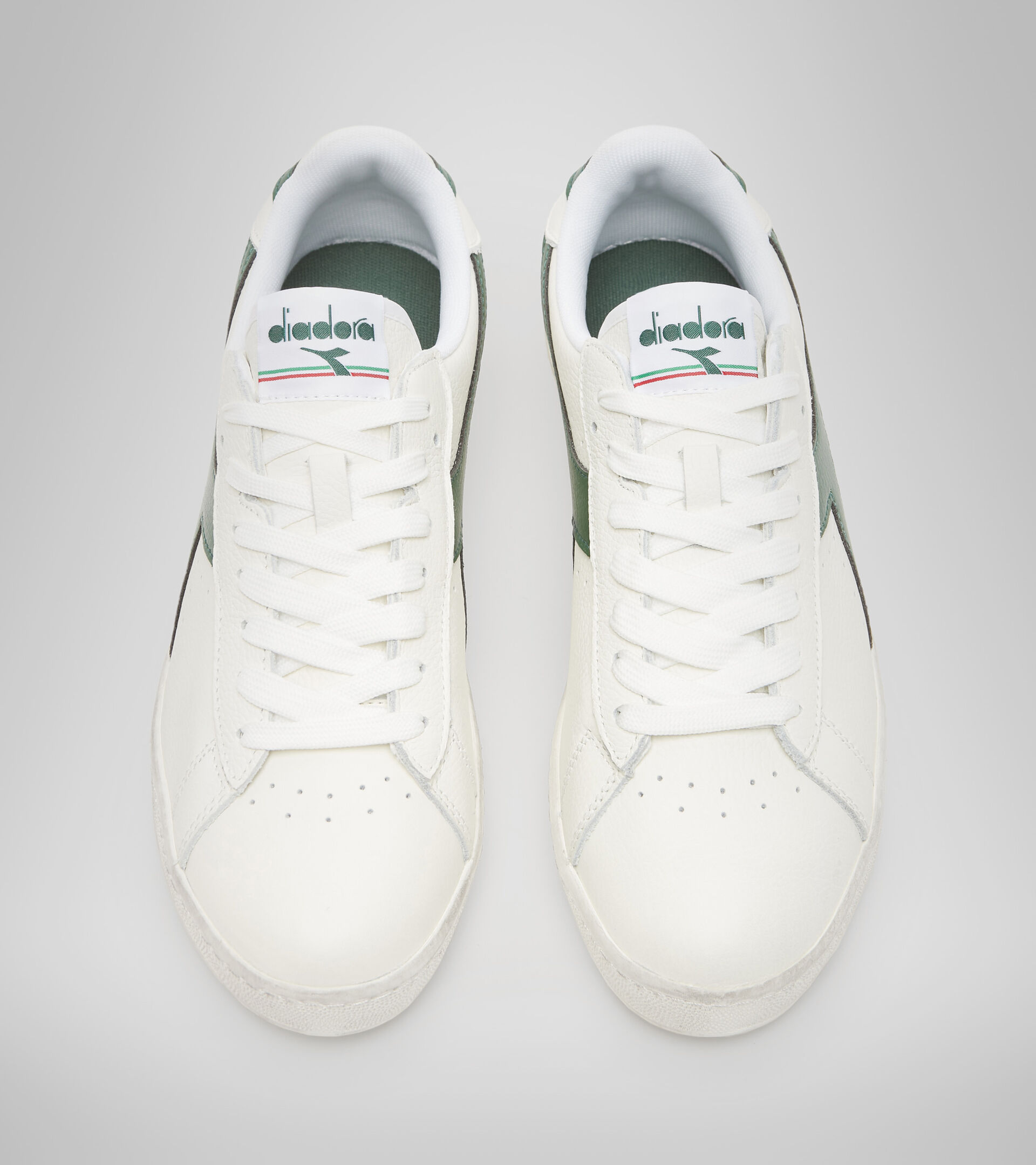 Footwear Sportswear UNISEX GAME L LOW WAXED WHITE/FOGLIAGE Diadora