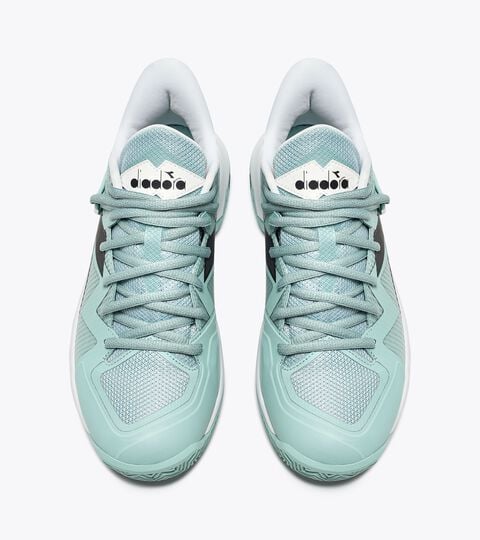 Tennis shoes for clay courts - Women B.ICON 2 W CLAY SURF SPRAY/BLACK - Diadora