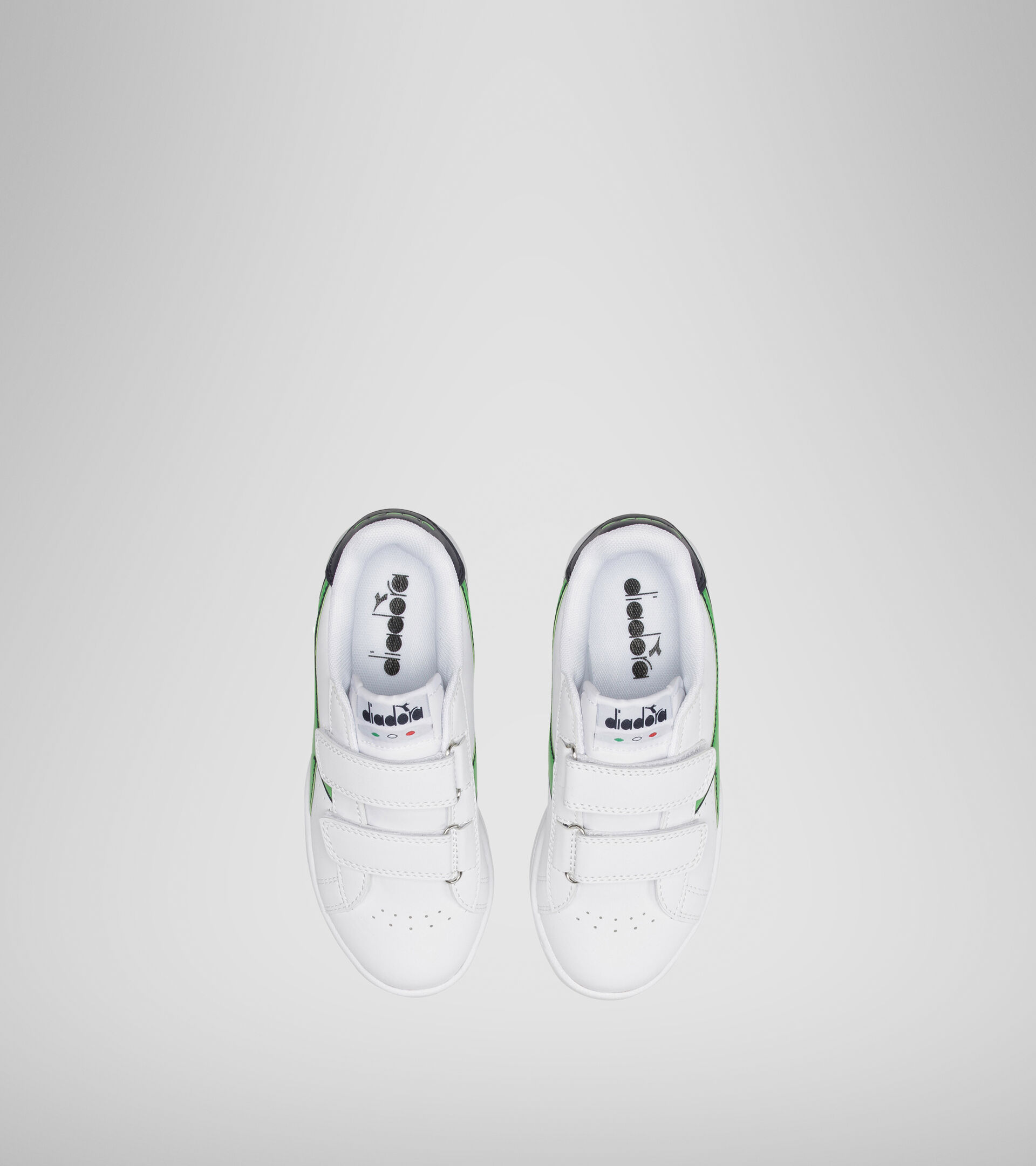 Chaussures de sport - Enfants 4-8 ans GAME P PS BLC/NOIR IRIS/VERT CLASSIQUE - Diadora