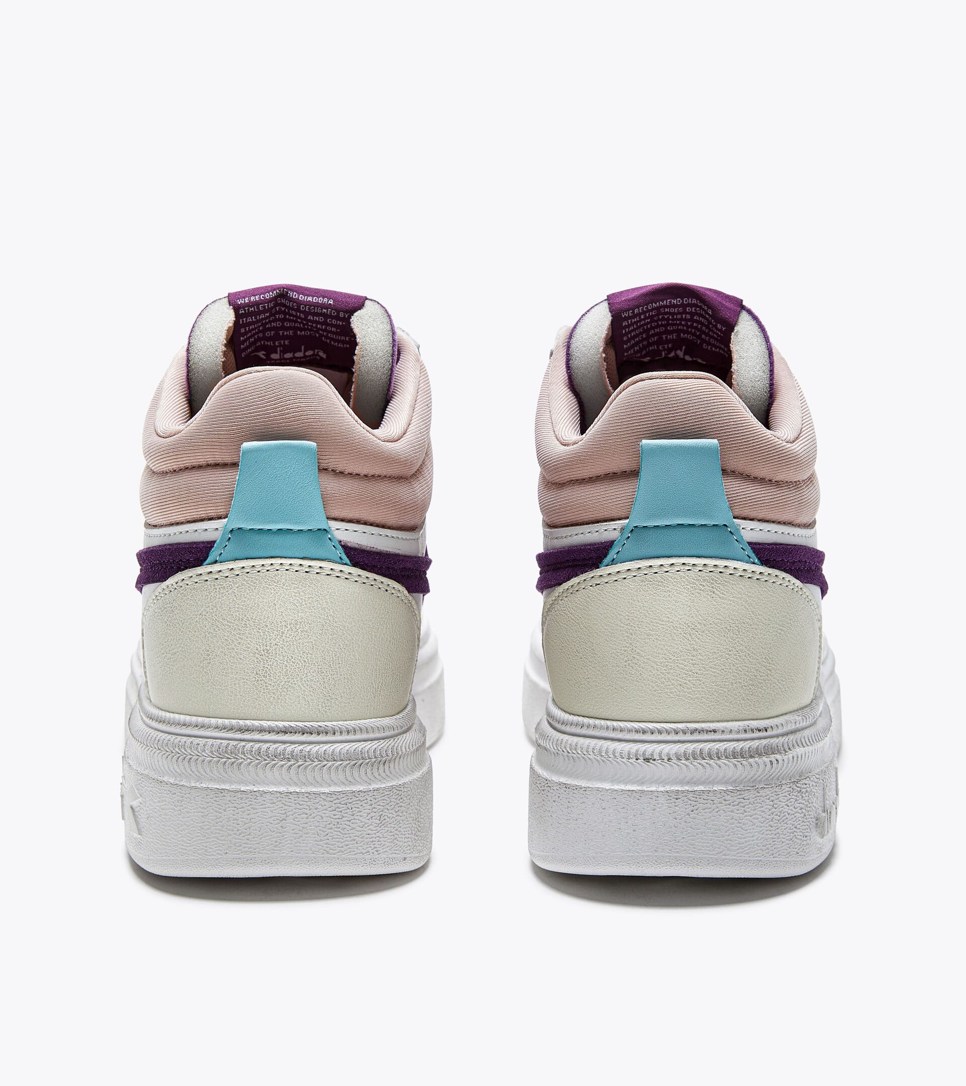 Sporty sneakers - Women MAGIC DEMI BOLD EDEN WN BLANC DE BLANC/MULBERRY - Diadora