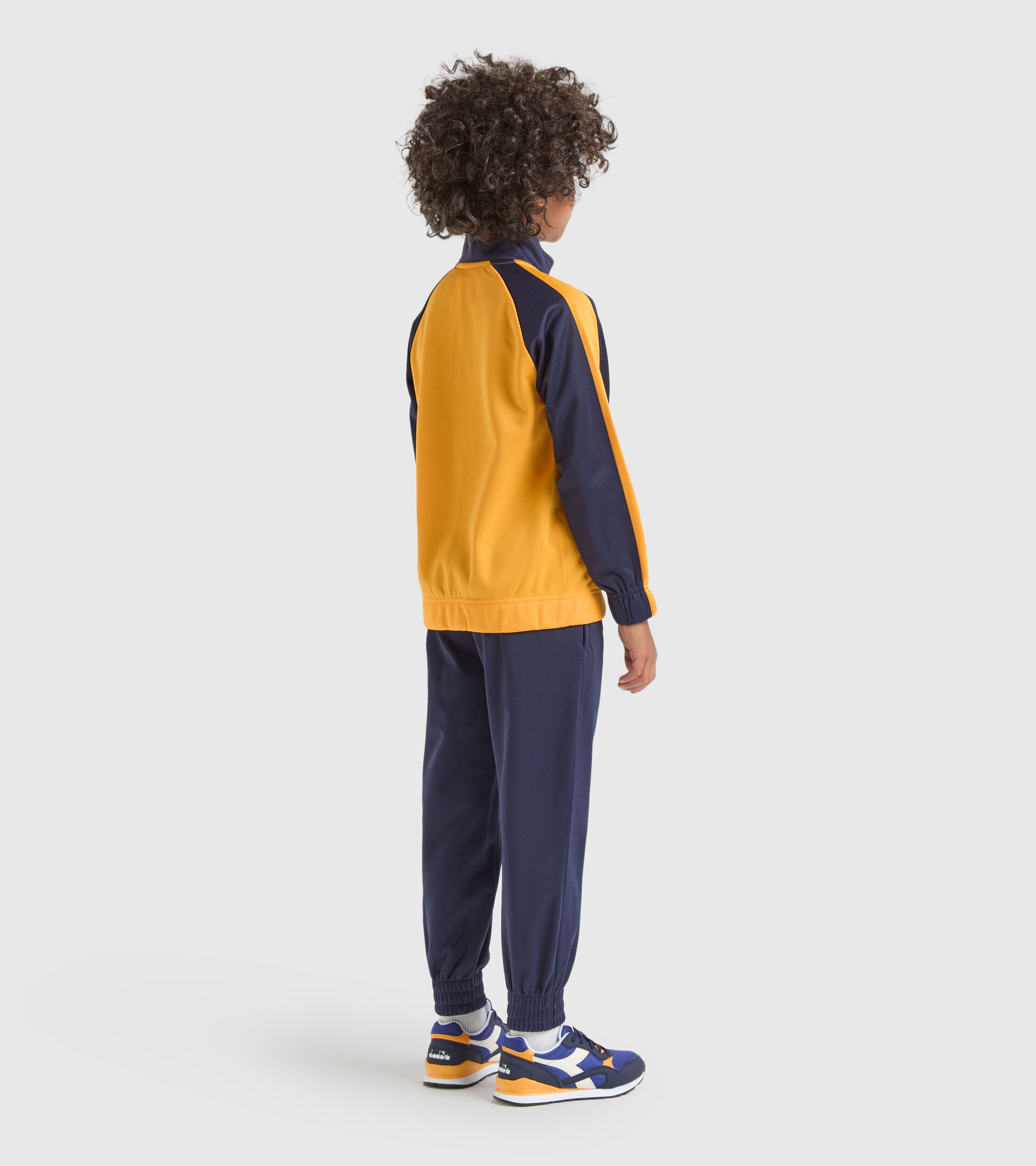 Sports tracksuit - Boys JB.TRACKSUIT FZ TWISTER CLASSIC NAVY - Diadora