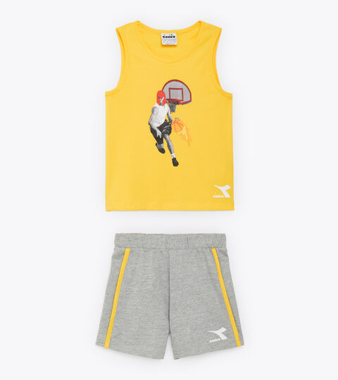 JB.SET SL SPORT ART, JAUNE VIF Ensemble de sport - Garçon JB.SET SL SPORT ART JAUNE VIF - Diadora