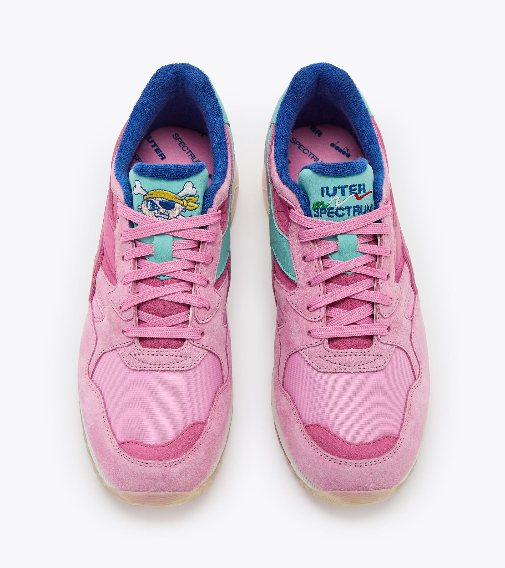 IUTER x diadora x SPECTRUM - Gender neutral shoe N9002 GIRO PRISM PINK - Diadora