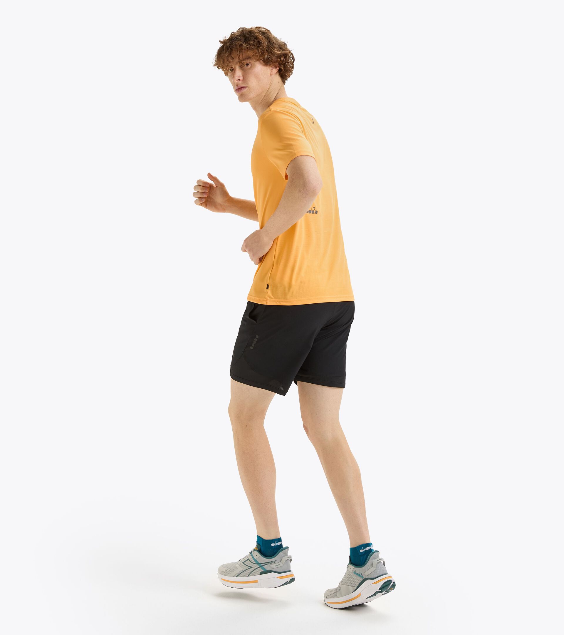 Short de running 7’’- Tissu léger - Homme SHORTS RUN 7'' NOIR - Diadora