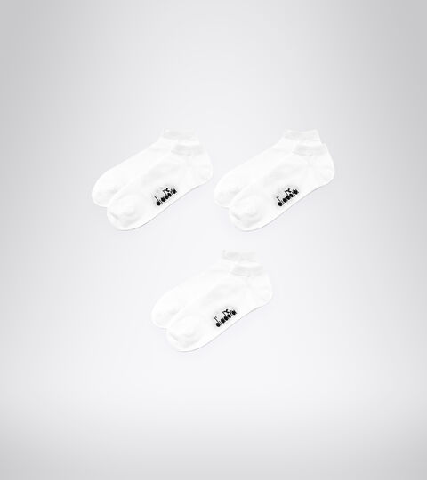 Invisible socks pack - Three pair - Unisex U.INVISIBLE SOCKS 3-PCS PACK OPTICAL WHITE - Diadora