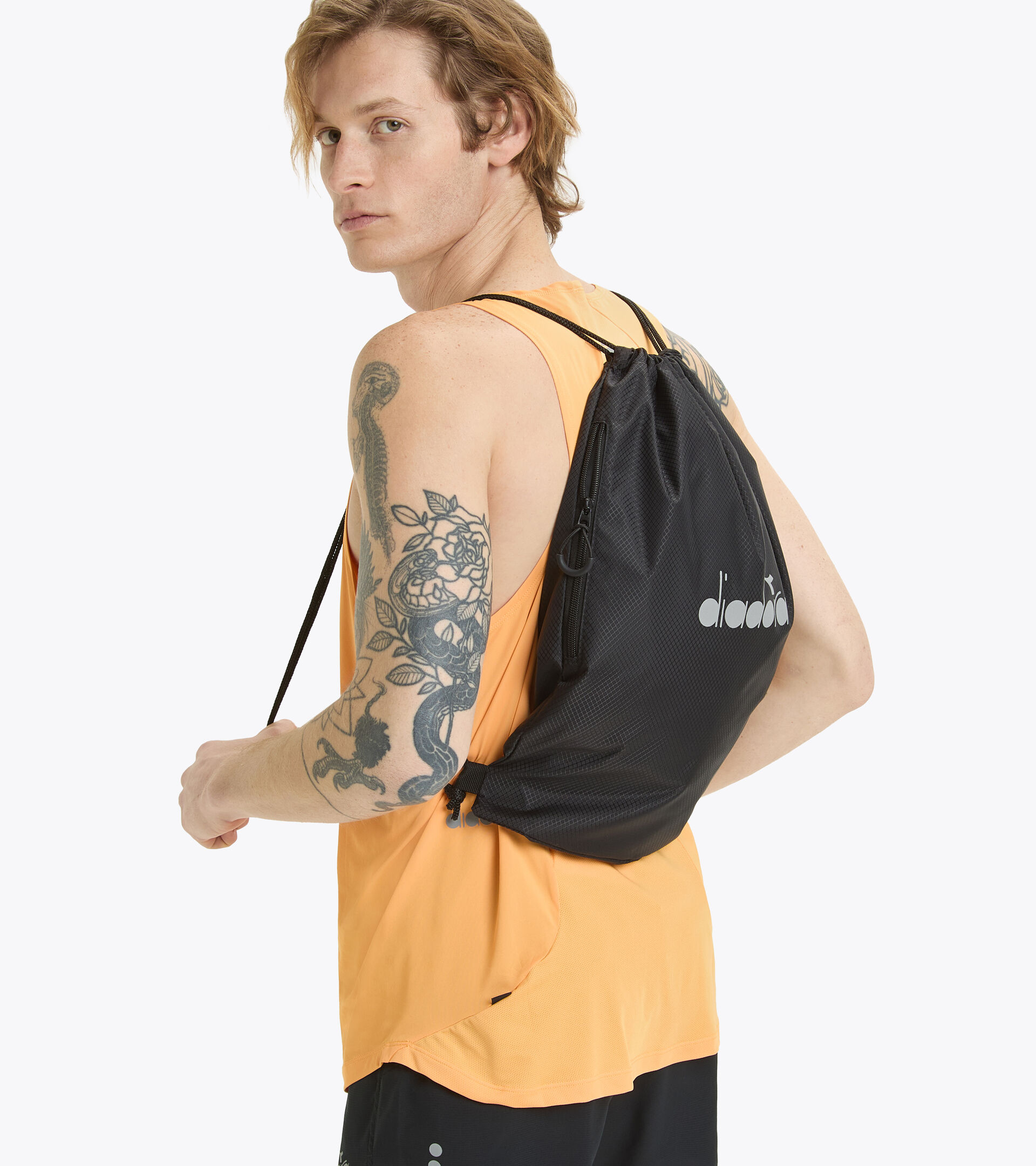 Sac de running DRAWSTRING BAG NOIR - Diadora