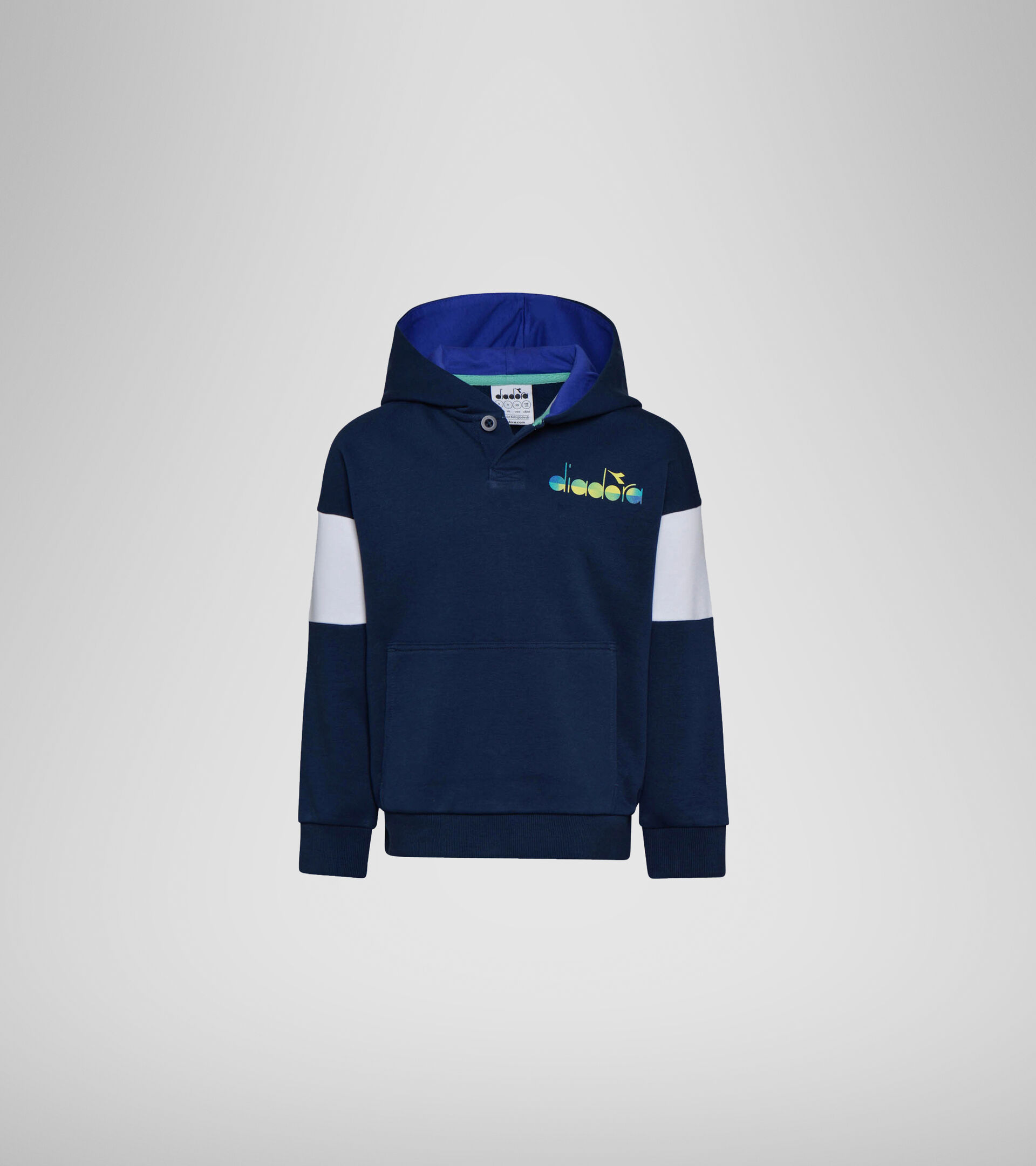Apparel Sport BAMBINO JB. HOODIE DIADORA CLUB BLU CORSARO Diadora