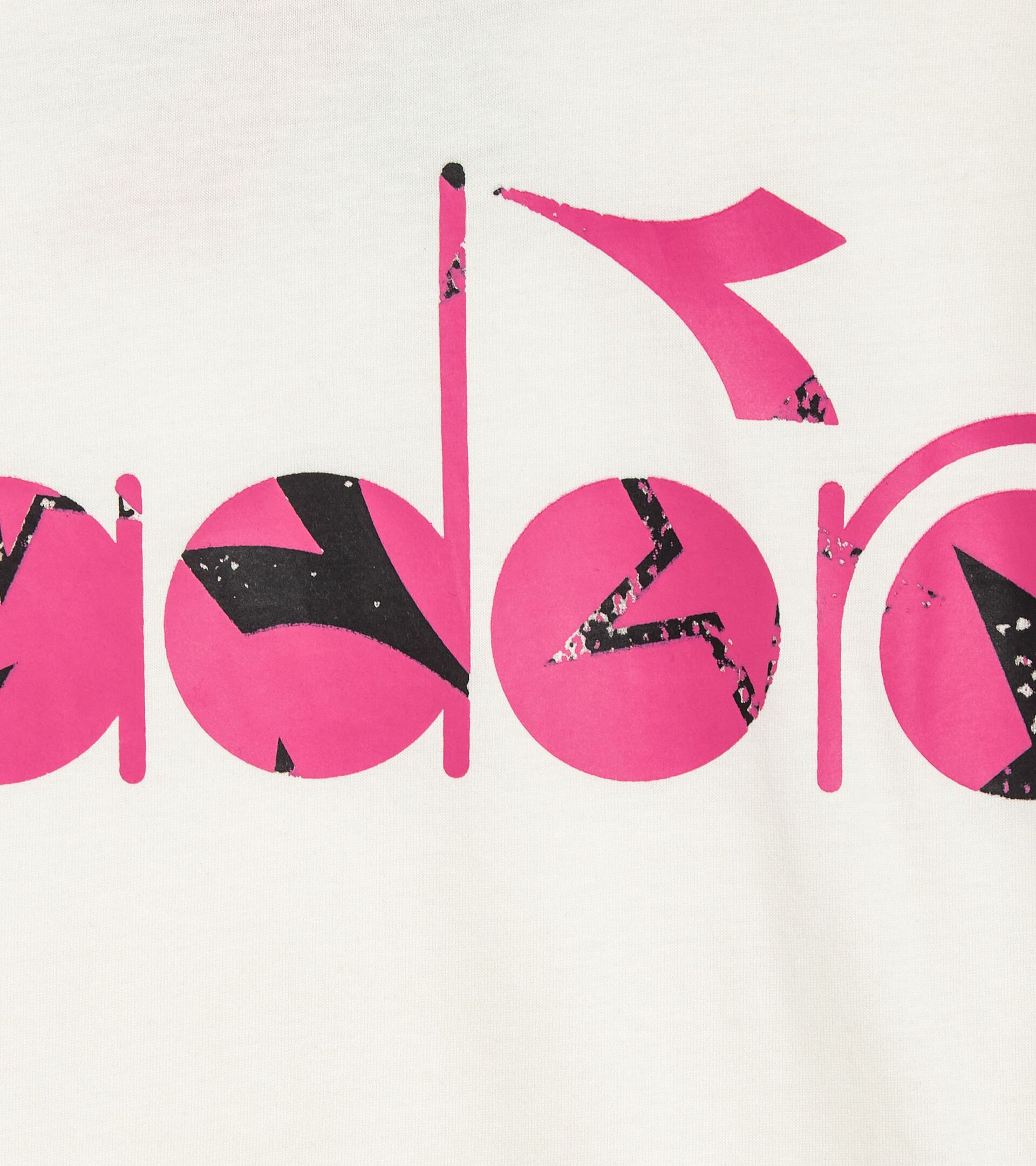Cropped T-Shirt – Boxy-Schnitt – Mädchen JG. T-SHIRT STARS WOLKE CREME - Diadora