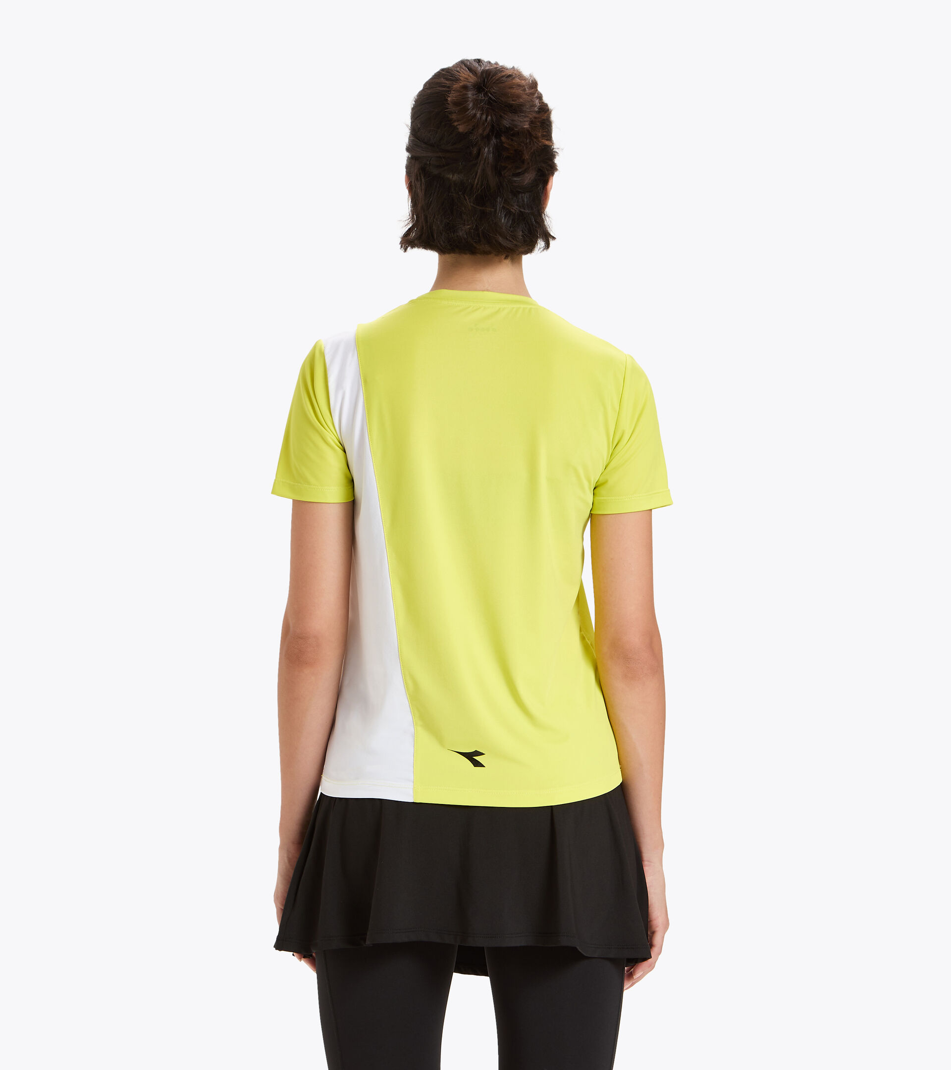 Tennis-T-Shirt - Damen L. SS T-SHIRT CHALLENGE SCHWEFELQUELLE - Diadora